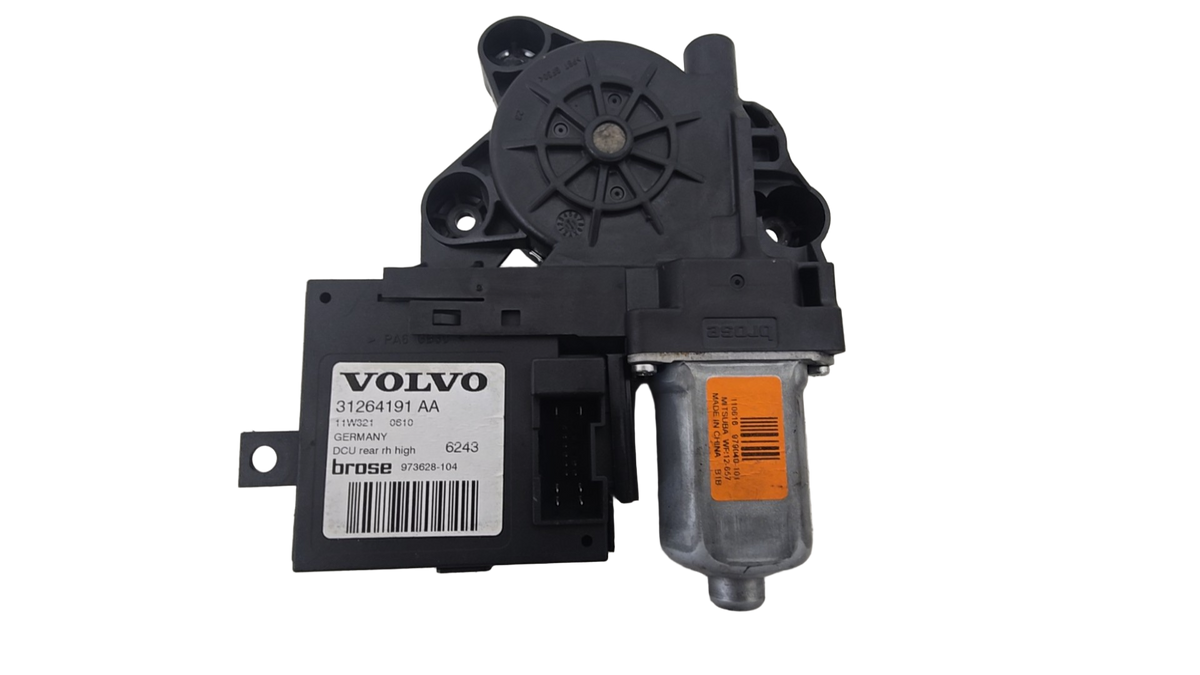 31264191AA Volvo S40 V50 Rear Right Driver Side Window Motor 2004–2010 1560cc Diesel