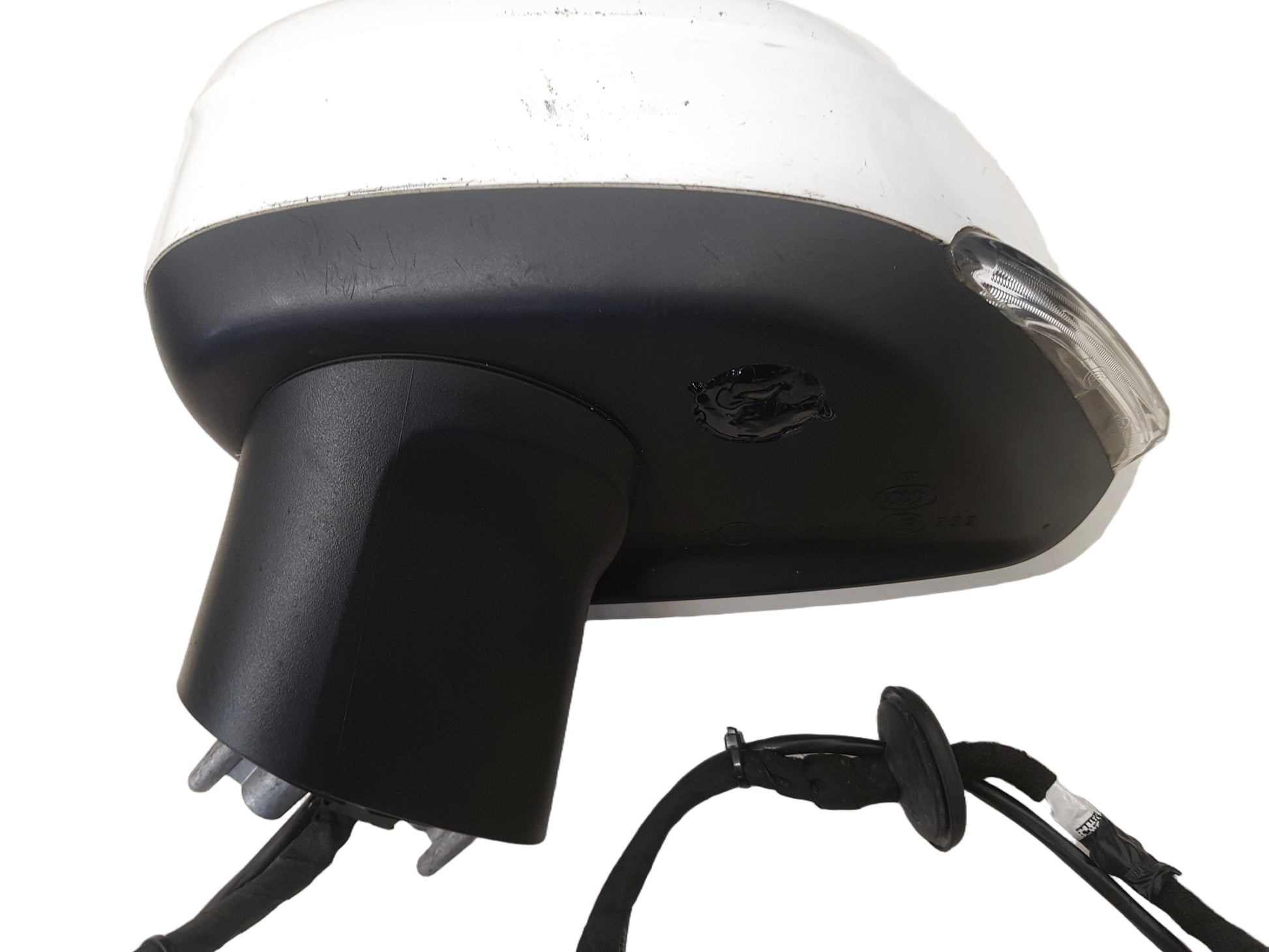 2016-2023 Volvo XC90 II Left Passenger Door Mirror White 041443