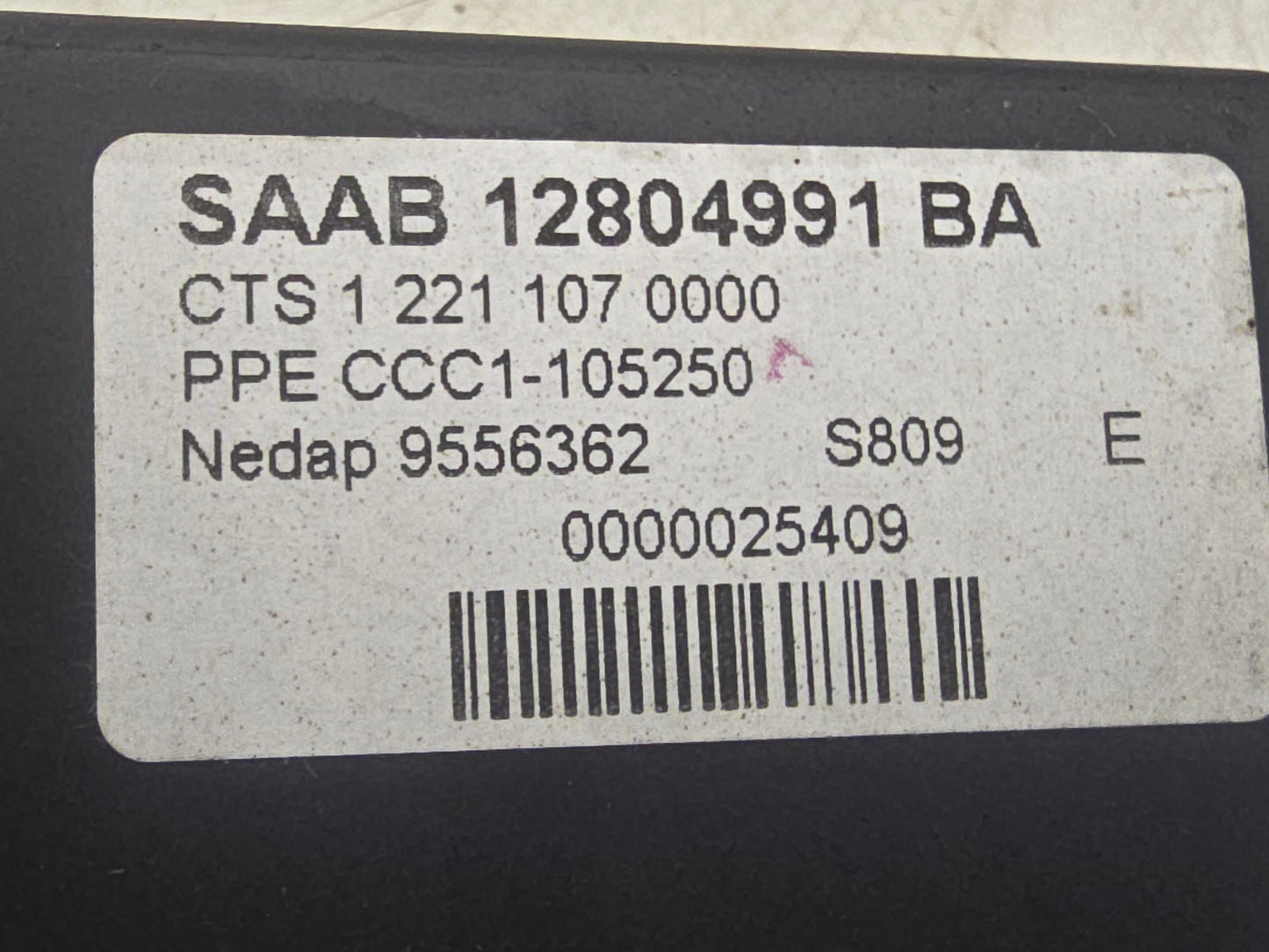 2003-2012 Saab 9-3 YS3F Convertible Roof Control Module 12804991