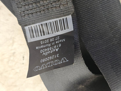 2015 Volvo V40 Rear Middle Seatbelt Grey 1323249