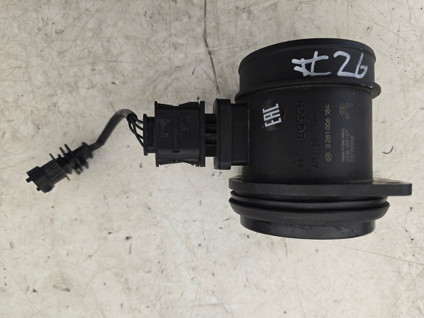 2006-2013 Volvo C30 Mass Air Flow Sensor 33772958