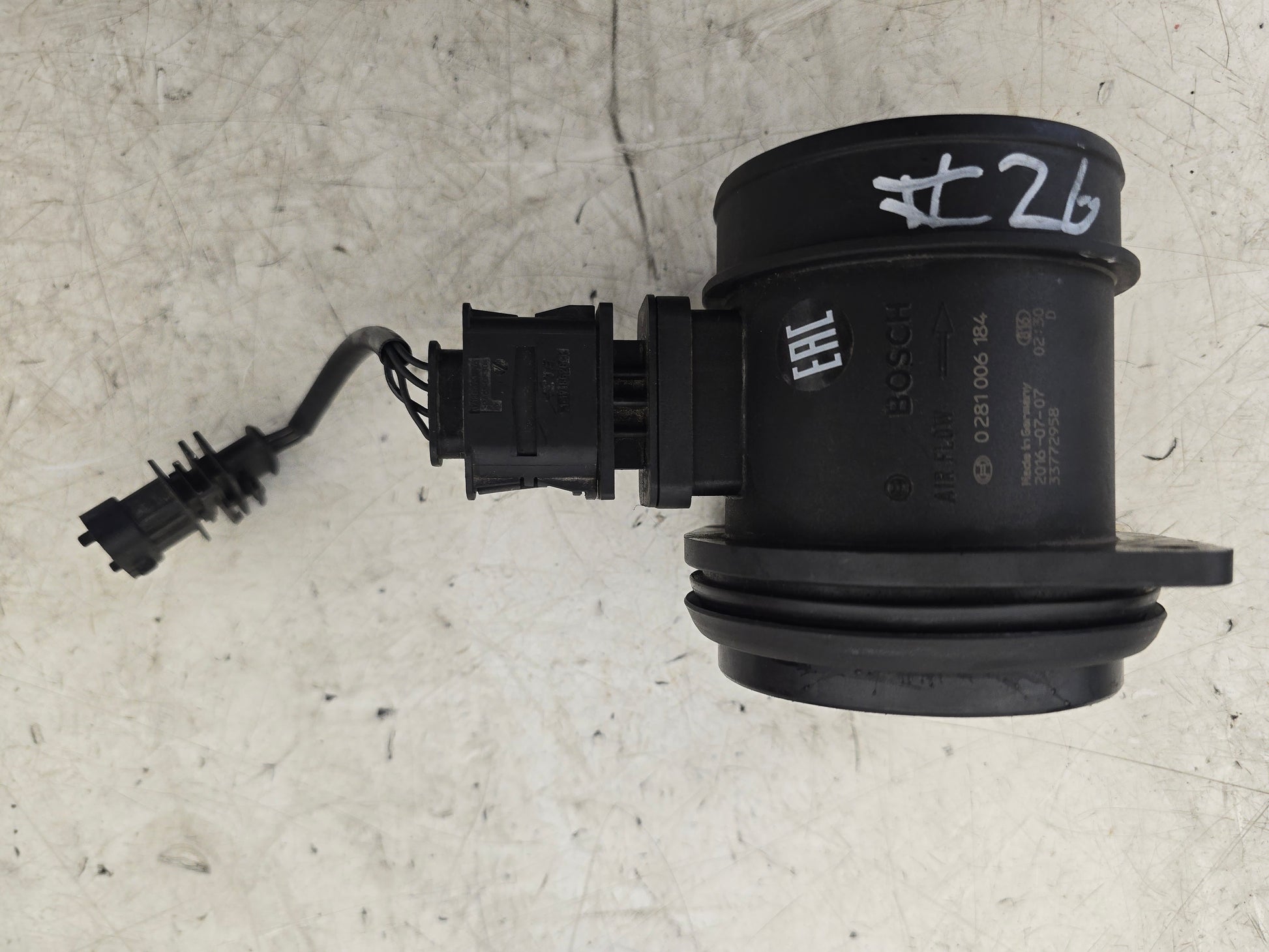 2006-2013 Volvo C30 Mass Air Flow Sensor 33772958