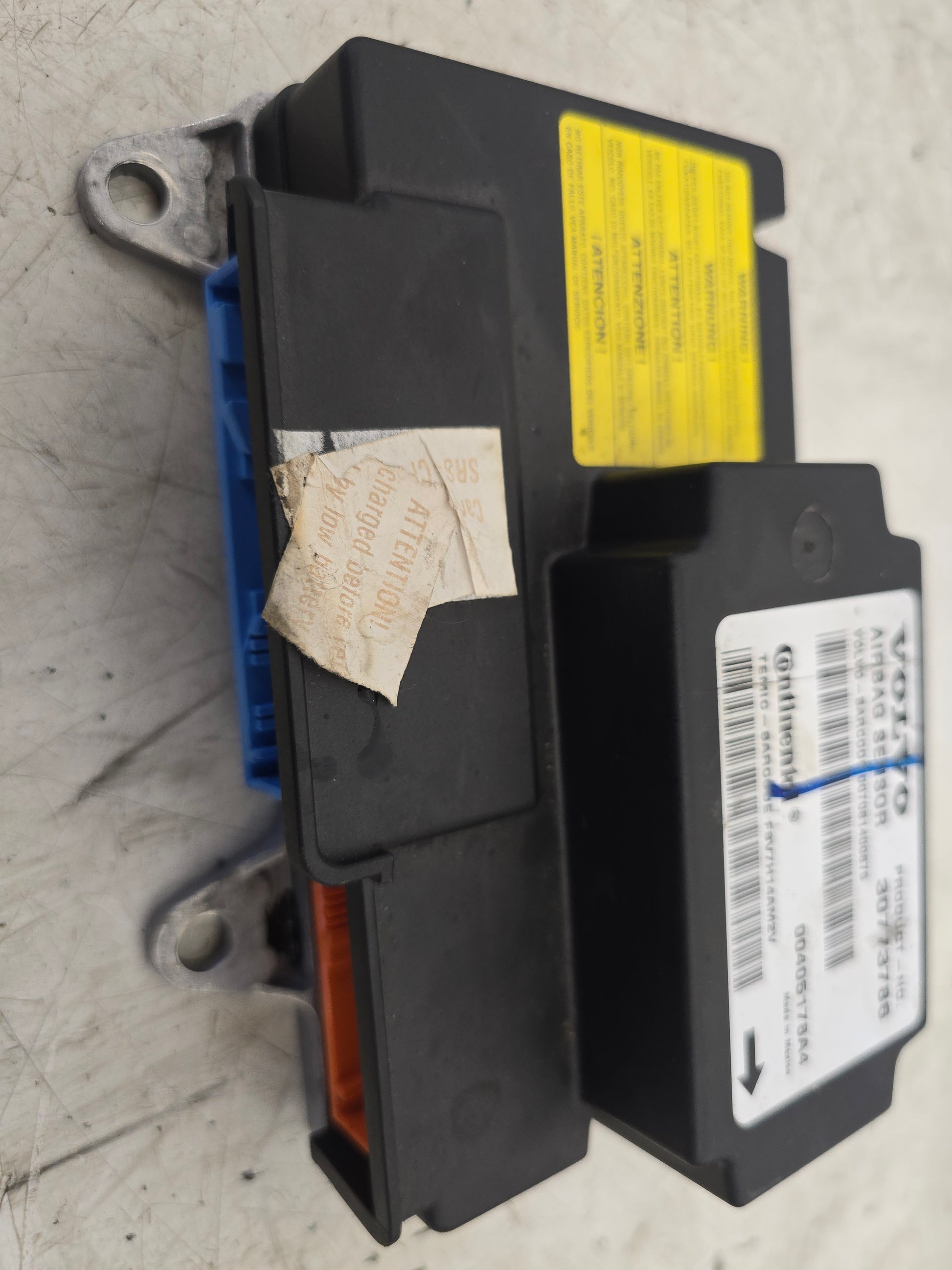 2008-2012 Volvo C30 S40 V50 Airbag Module 30773786 With Cut-Off Switch