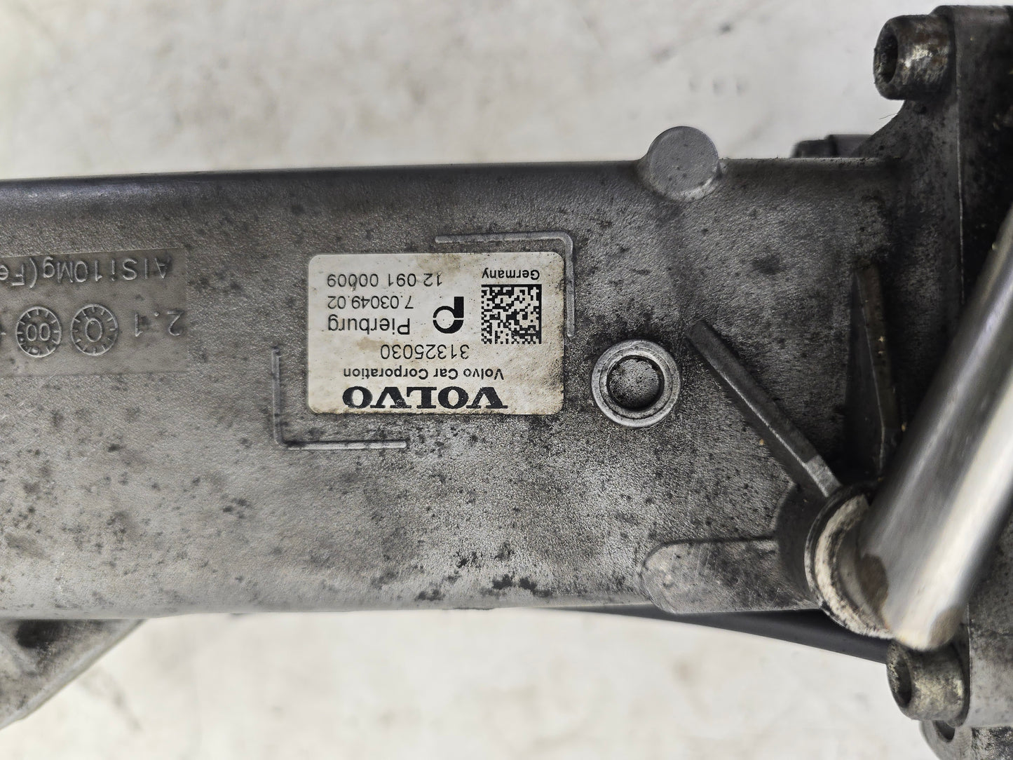 2008-2016 Volvo V60 2.0 D3 Diesel EGR Valve and Cooler 31325030