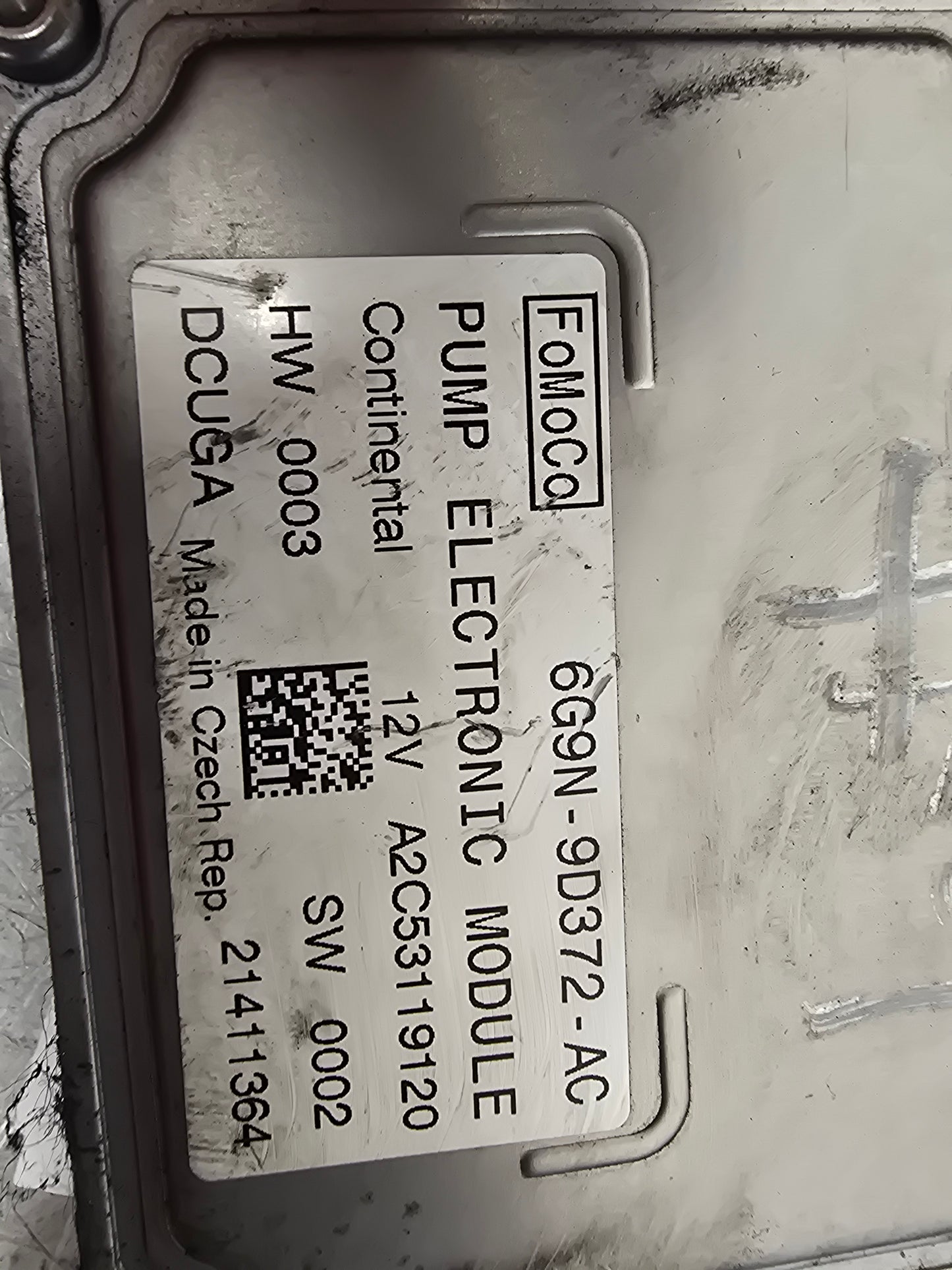 2011-2014 Volvo V60 D3 2.0 Diesel Fuel Pump Module 6G9N9D372AC