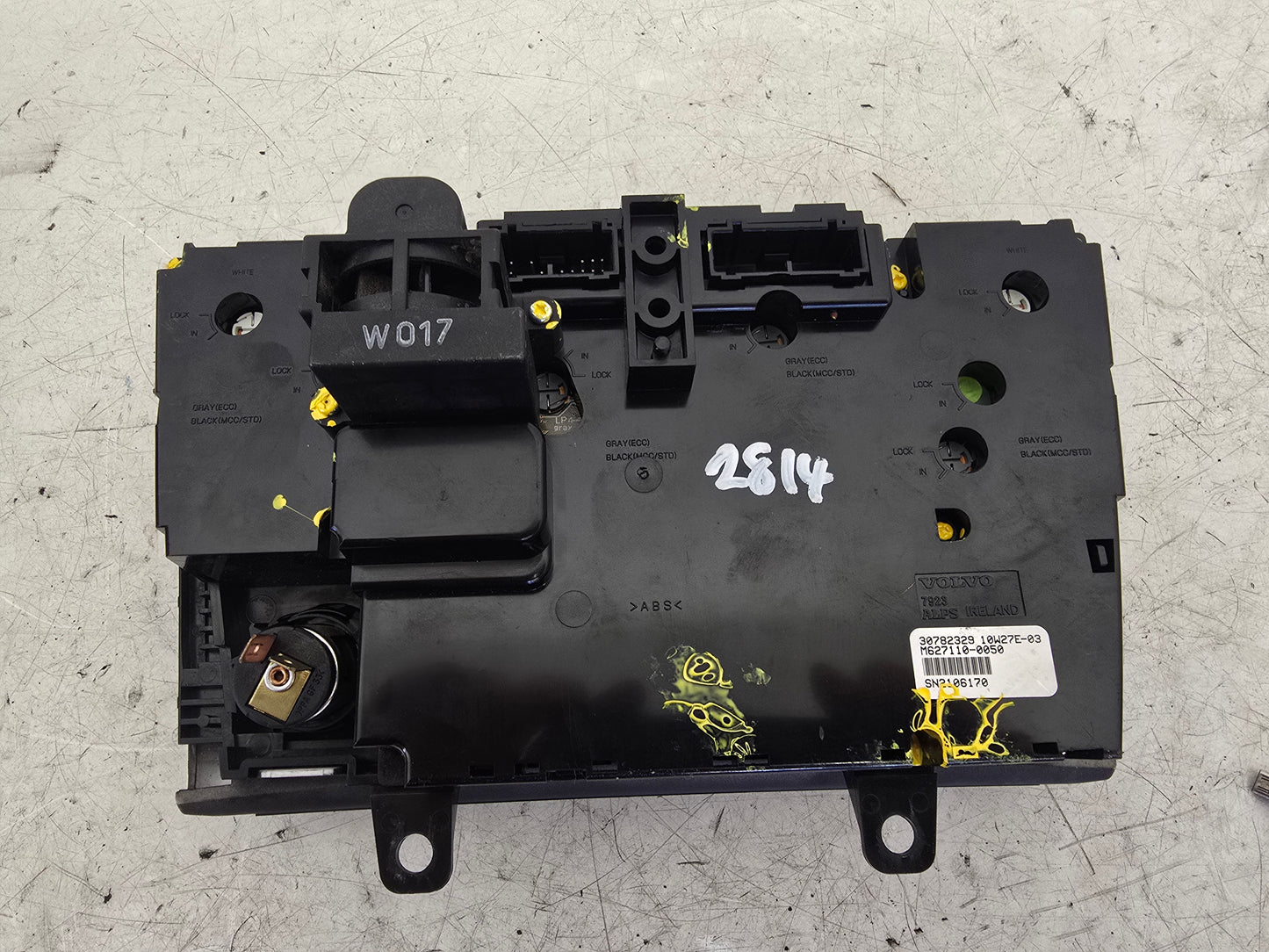 2003-2014 Volvo XC90 Heater Control Panel 30782329