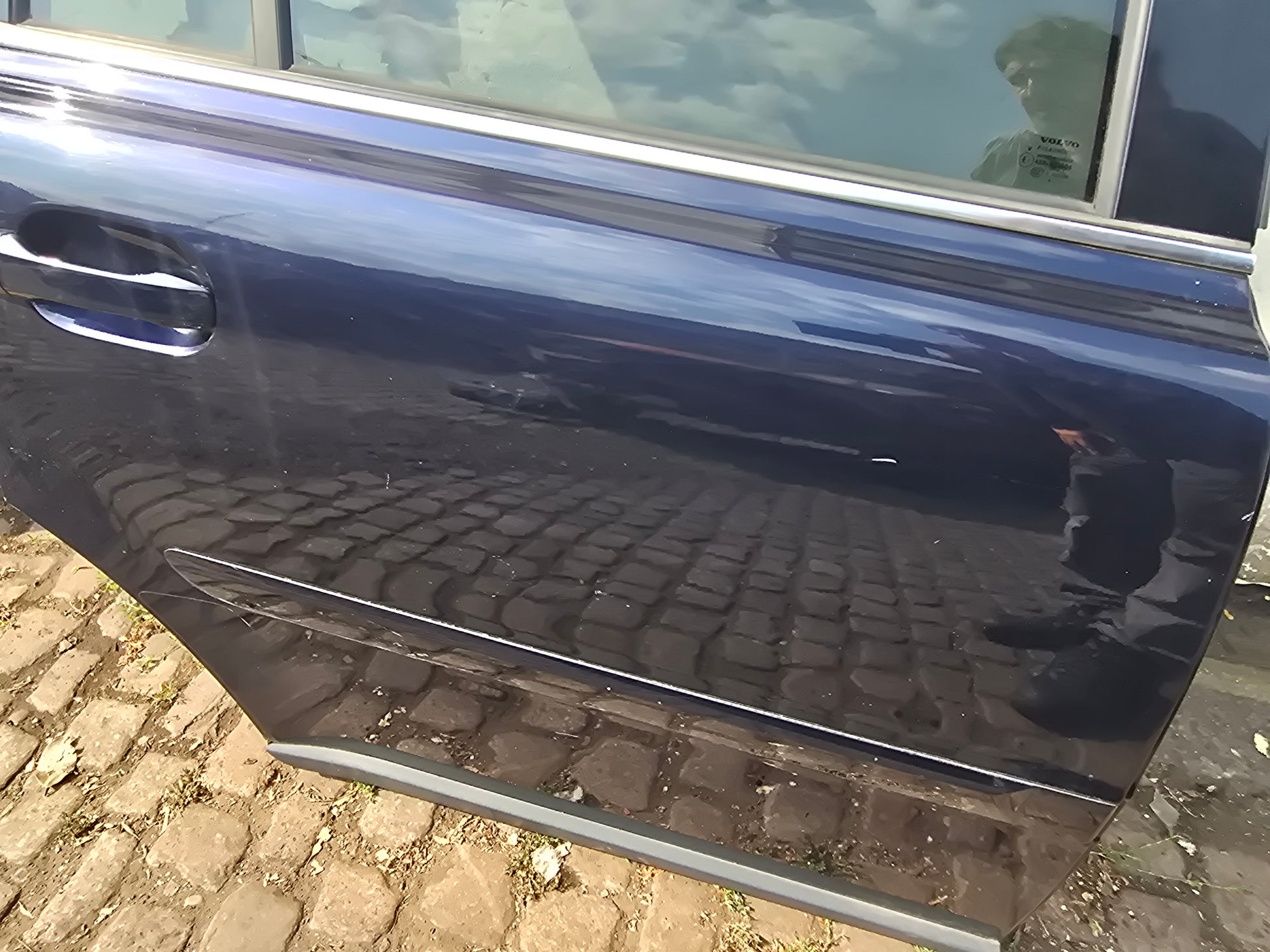 2006-2013 Volvo XC90 D5 Rear Driver Side Door Blue 379256