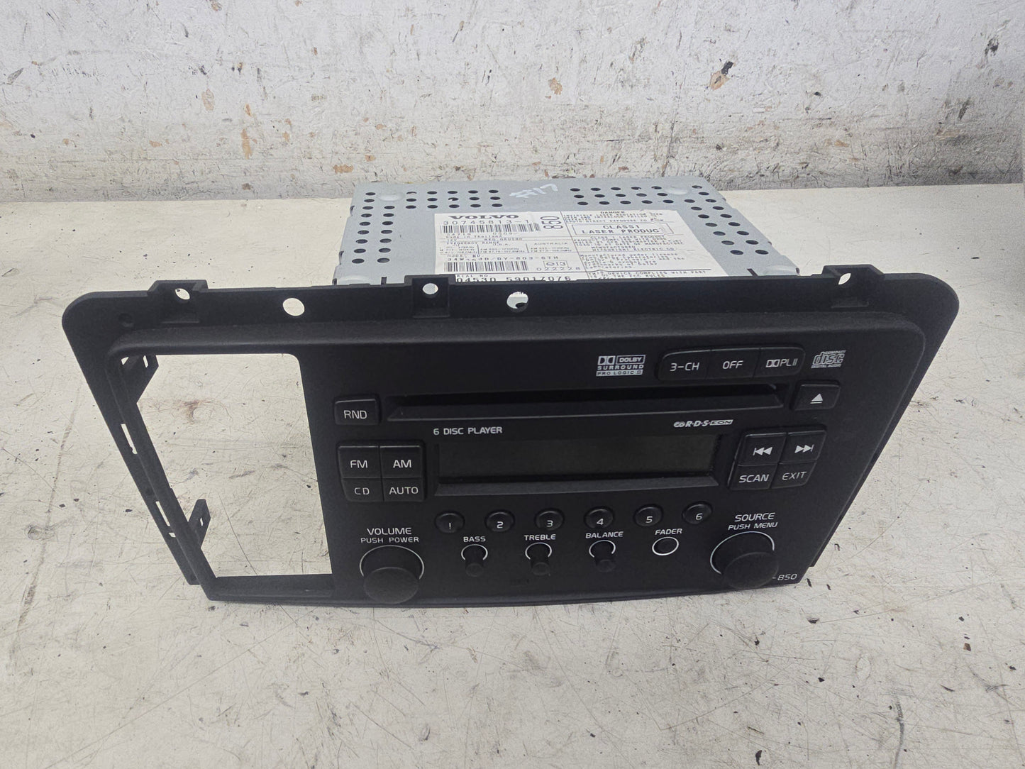 2006-2020 Volvo XC70 Stereo Facia Radio CD Player with Phone 30745813