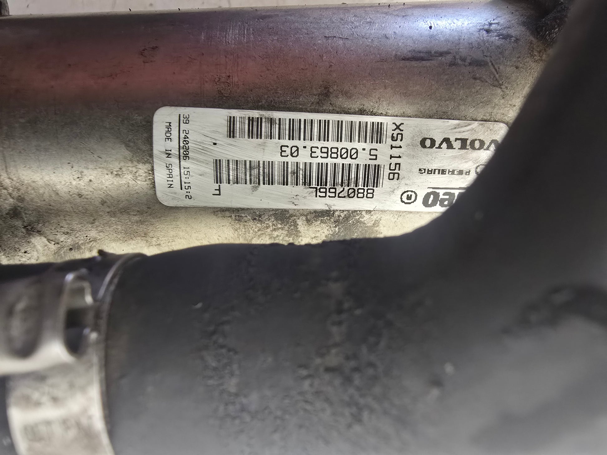 2006 Volvo XC90 D5 EGR Valve and Cooler 8801828