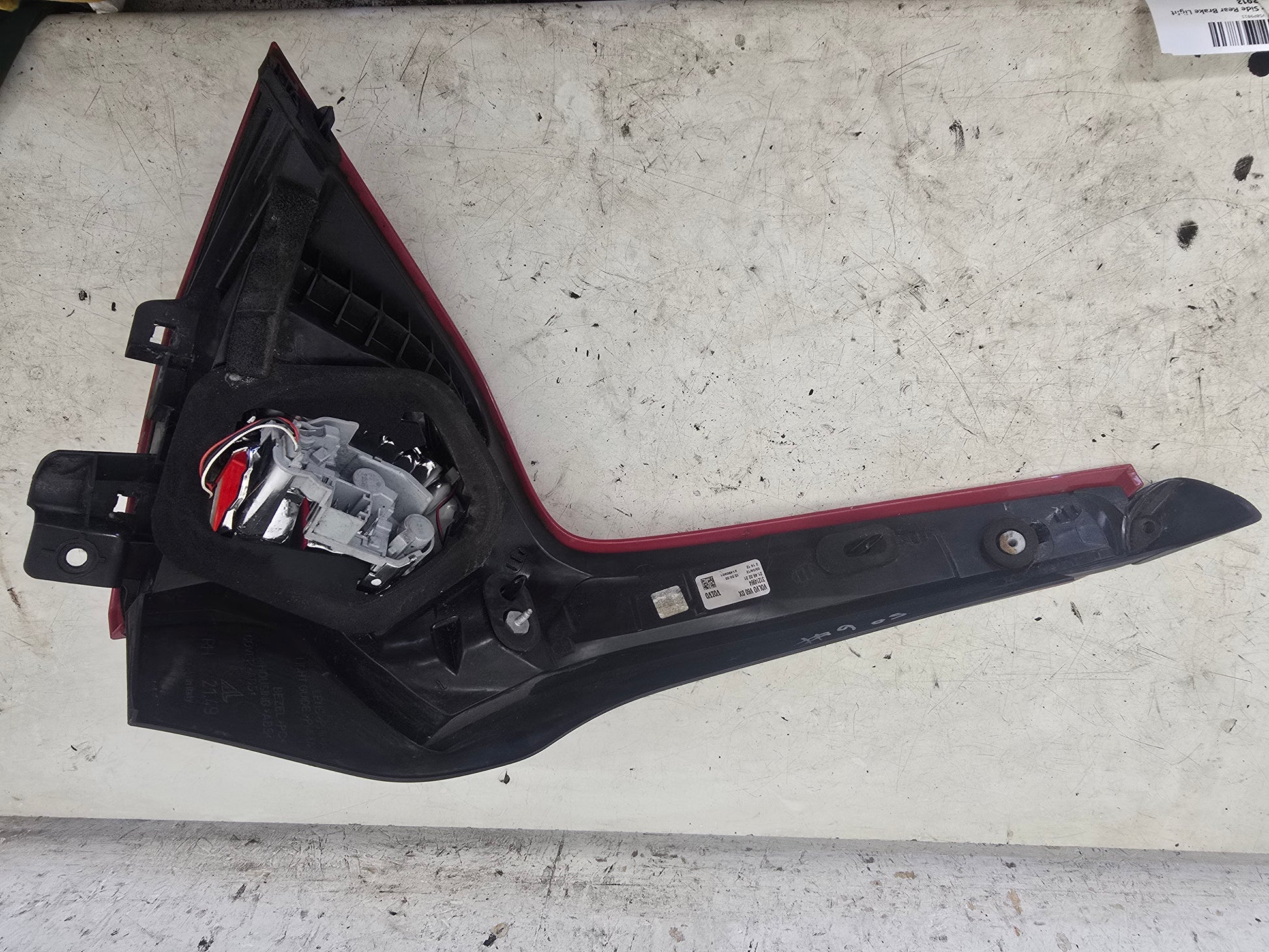 2012 Volvo V60 D3 Driver Side Rear Brake Light 31214964