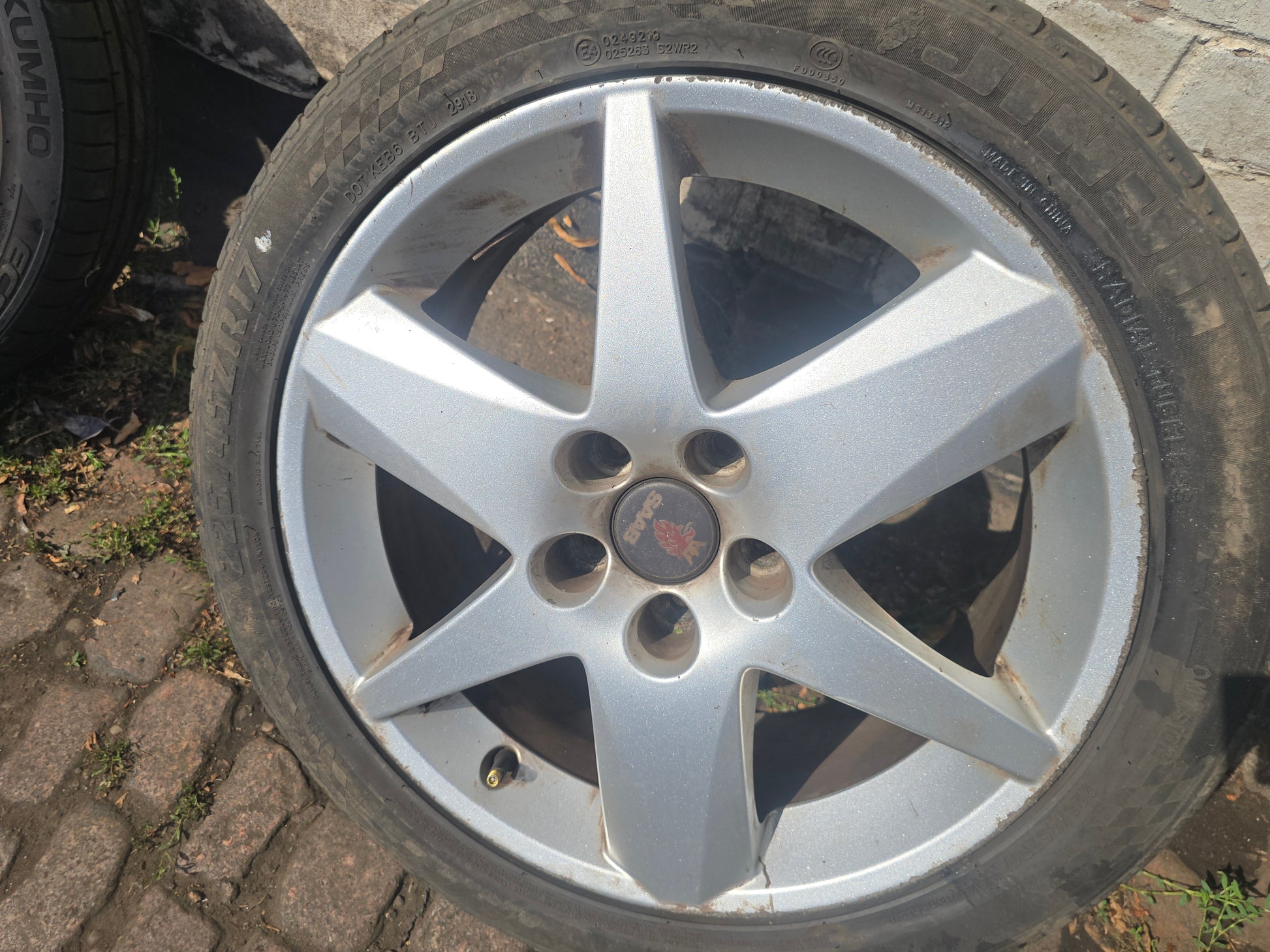 2003-2011 Saab 9-3 9-5 3 Spoke Evo Alloy Wheel 7Jx17 12786708