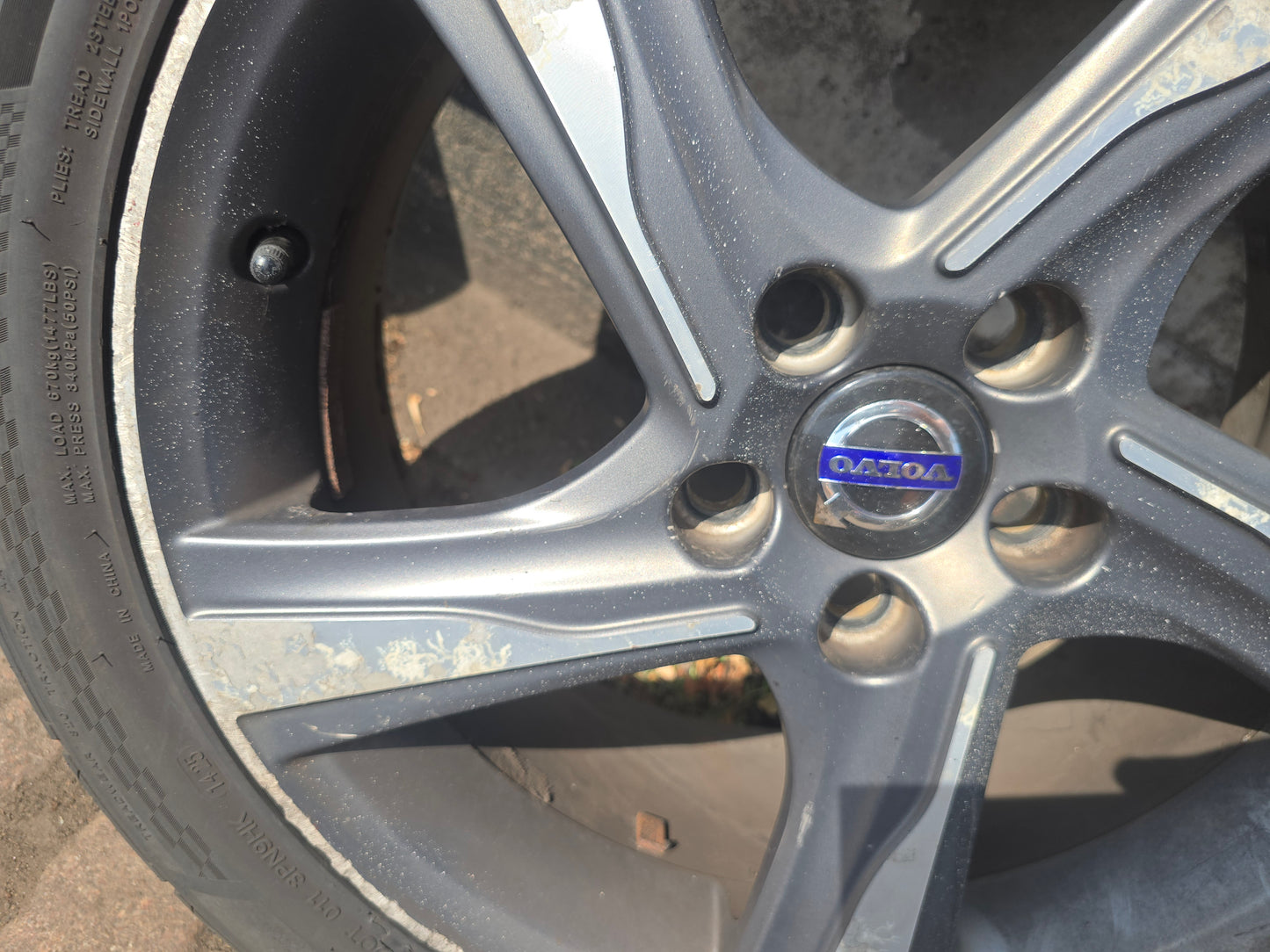 2014 Volvo V40 R-Design Ixion Black Alloy Wheel 31423521