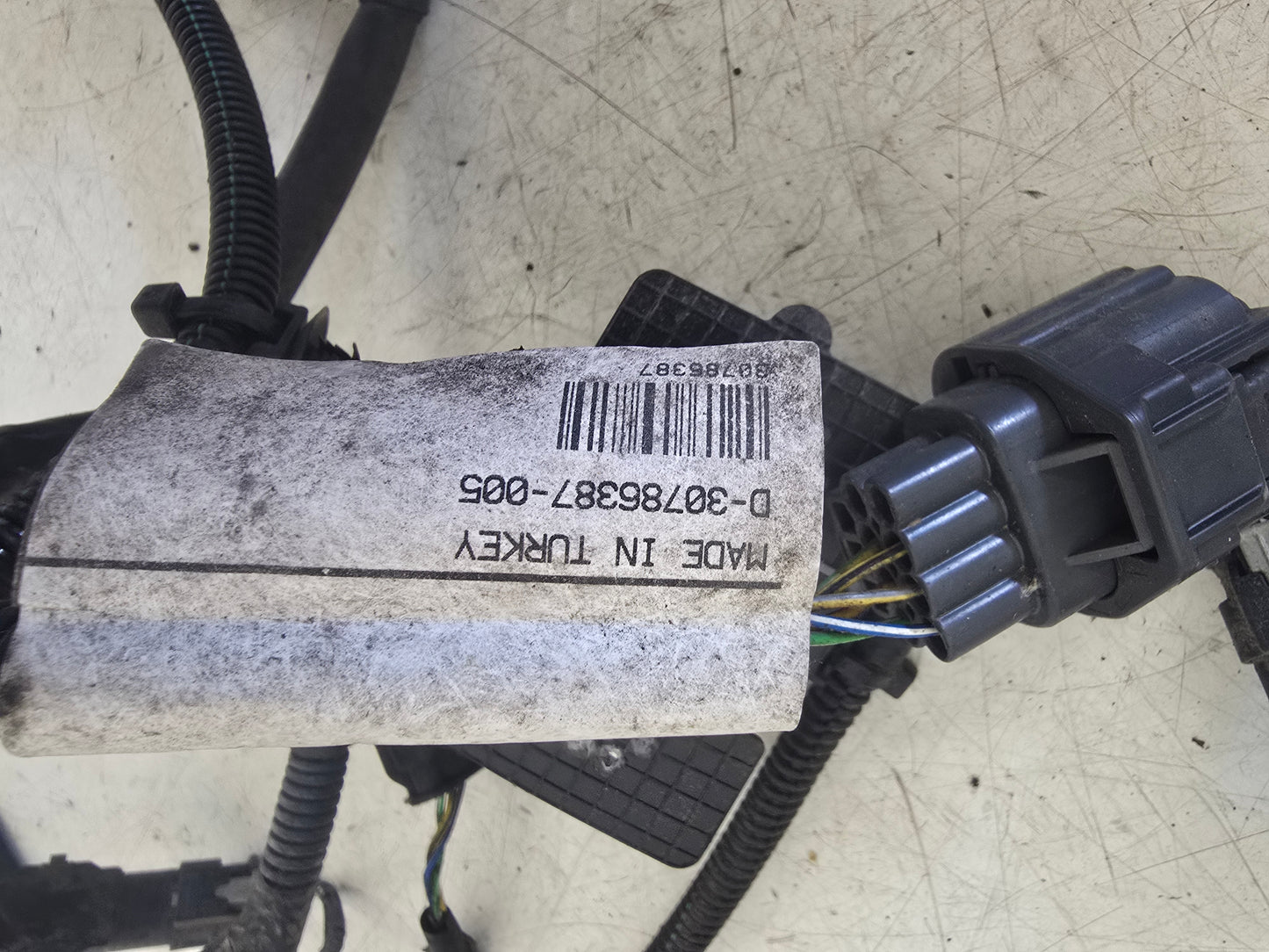 2012 Volvo V60 D3 Rear Parking Sensor Wiring Loom 30786387 31327243