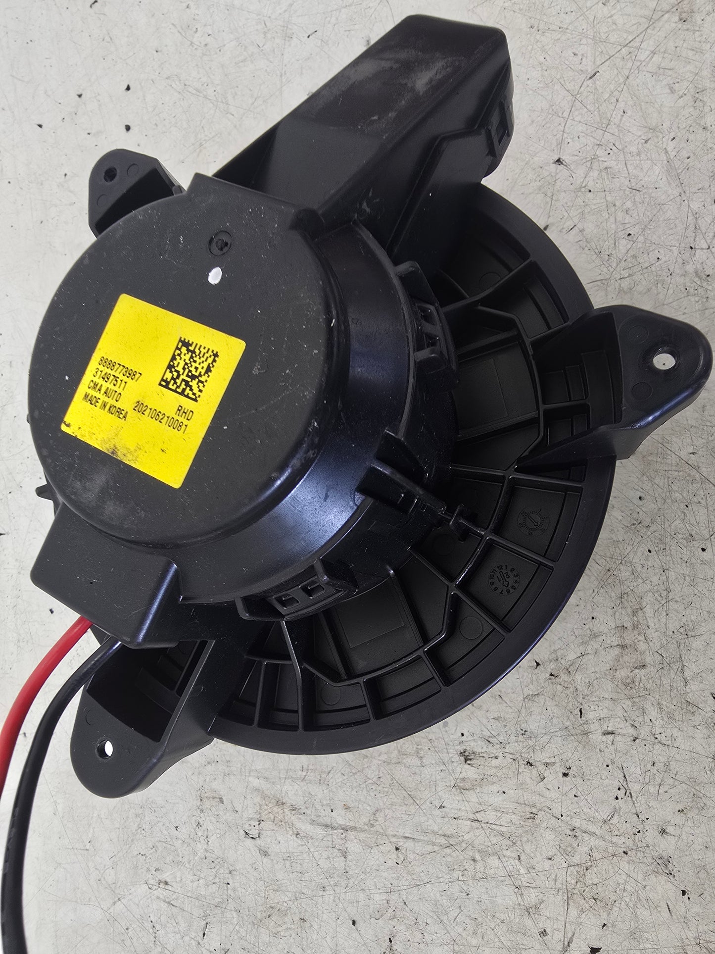 31497511 Volvo XC40 T3 HVAC Blower Motor Impeller 2019-2026 | VS Breakers Nottingham