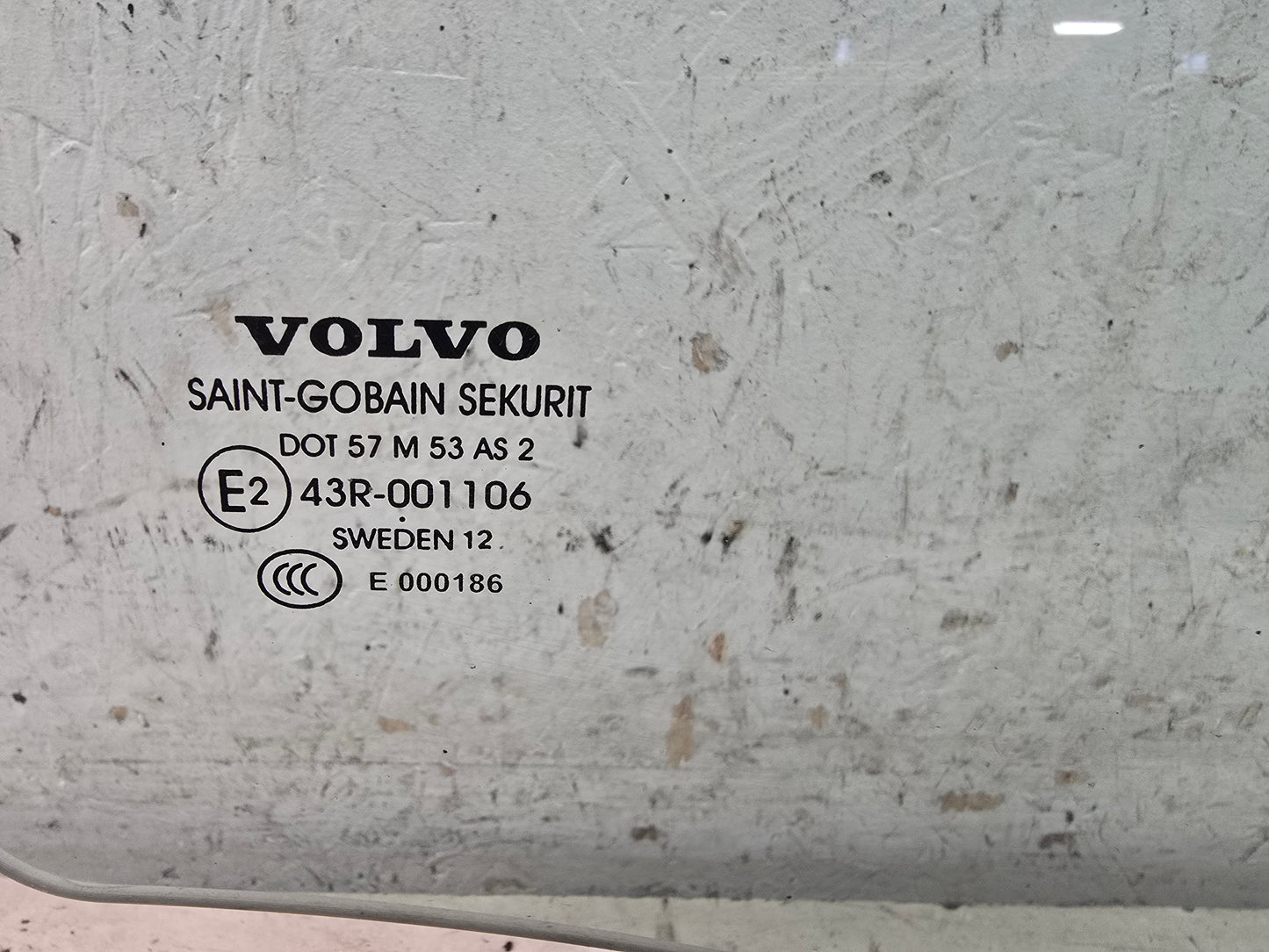 2012 Volvo V60 Estate Front Driver Door Window Glass AS2 Tint D5204T3-A — VS Breakers Nottingham