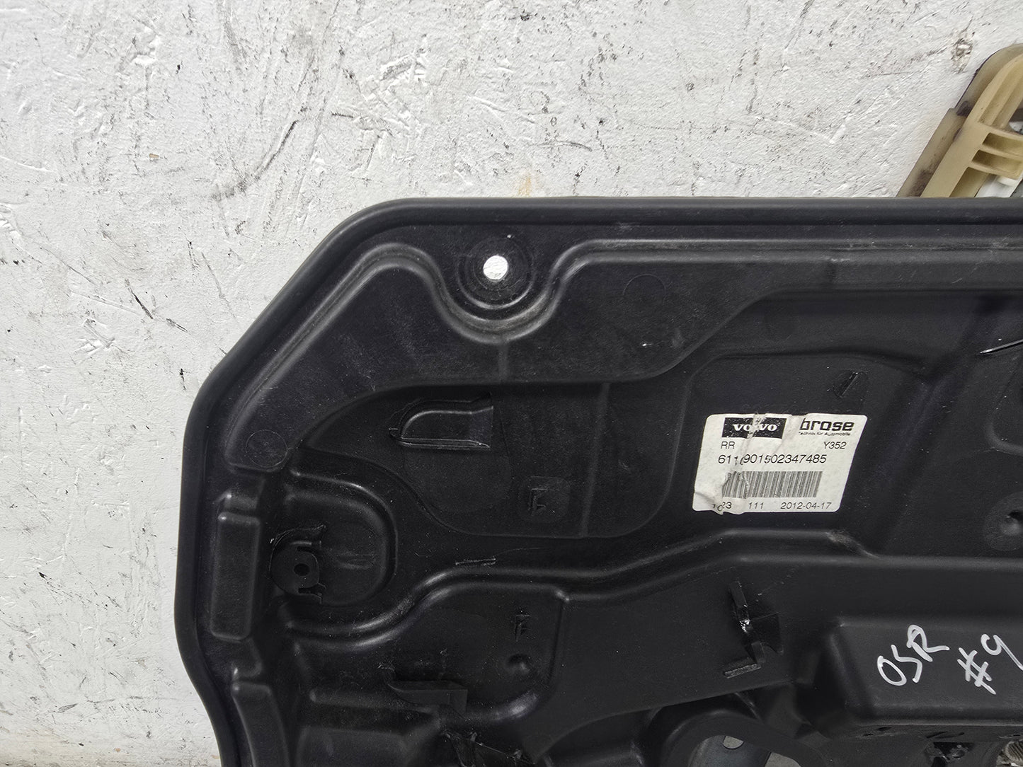 30784309 Volvo V60 Rear Right Driver Window Regulator 2011-2018 1984cc Diesel D5204T3-A