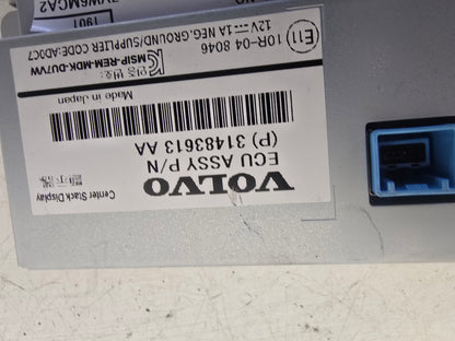 2012-2019 Volvo V40 Hatchback Sat Nav Display Screen 31483613 Genuine Bursting Blue Diesel
