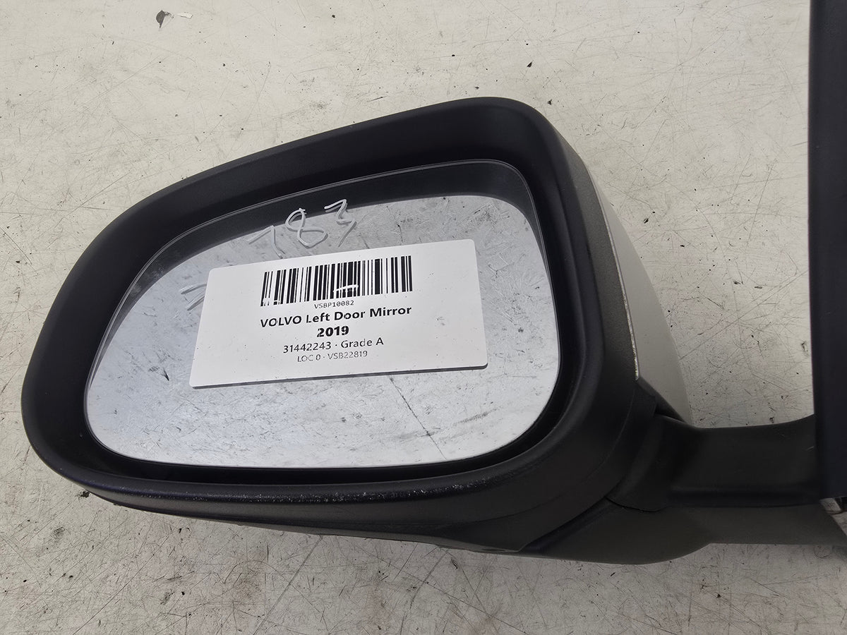 2012-2019 Volvo V40 Hatchback Left Passenger Door Mirror 31442243 Bursting Blue Genuine