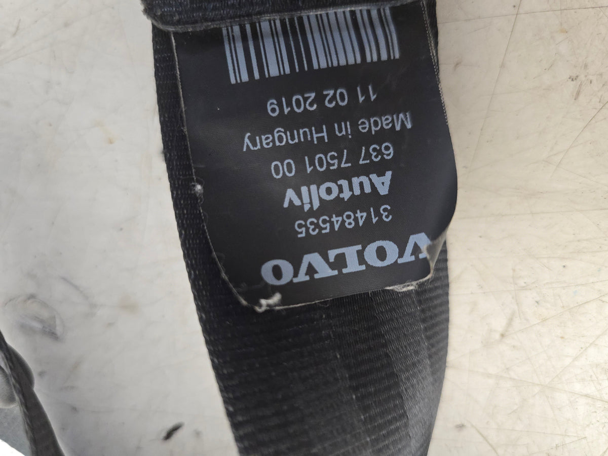 31484535 Volvo V40 Hatchback Front Left Passenger Seat Belt 2012-2019 Genuine Bursting Blue