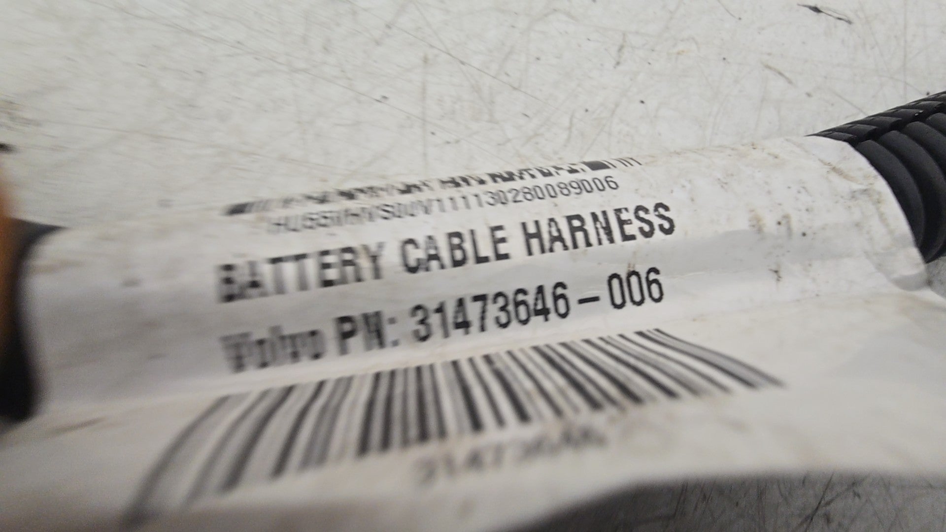 2014-2016 Volvo V70 III D3 Fused Positive Battery Cable 31473646 — Genuine OEM