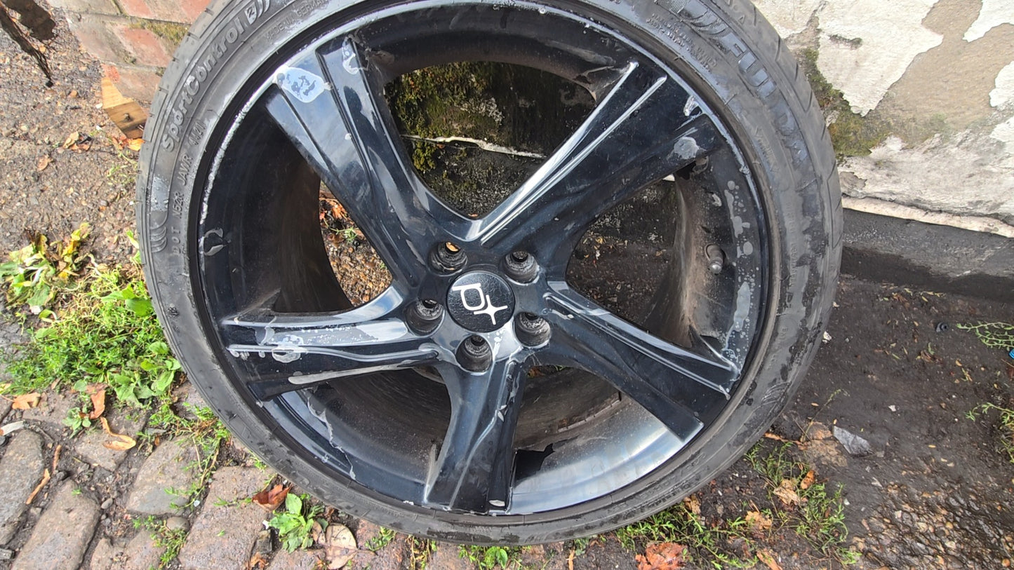 31317640 Volvo V60 18" Ixion Diamond Cut Alloy Wheel 5x108 ET55 8J 2011-2018