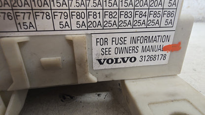 31327215 Volvo S40 Central Electronic Module CEM 2004-2012 D2 1560cc Diesel — Supersedes 8690719 & More