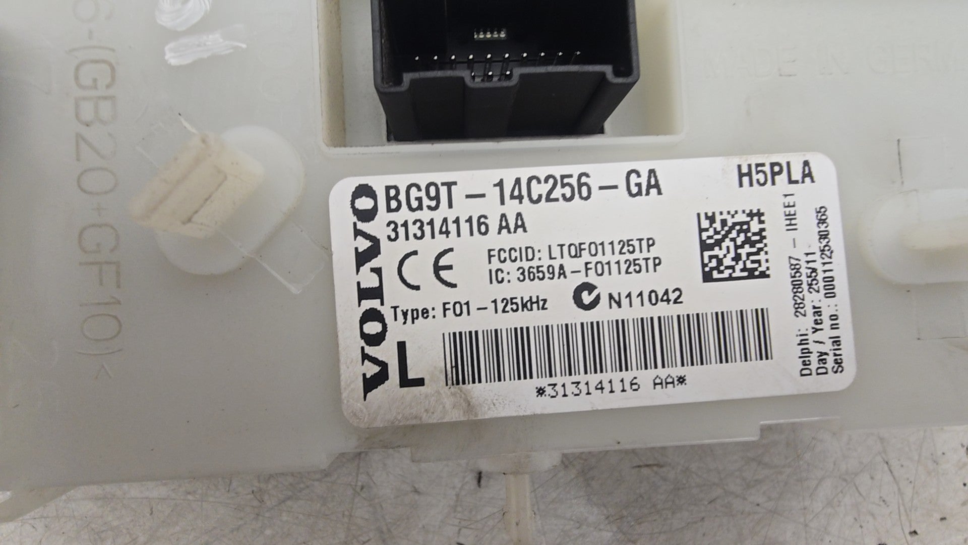 31314511 Volvo V60 XC60 Central Electronic Module CEM 2008-2016 2400cc D5 Diesel