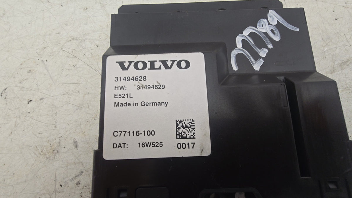 2016-2022 Volvo XC90 Tailgate Control Module 31494628 31494629 31676624 — Genuine, VRAC A
