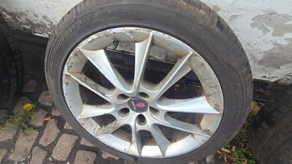 12763042 Saab 9-3 Aero 18 Inch 10-Spoke Alloy Wheel 225/45/18 5x110 2005-2015