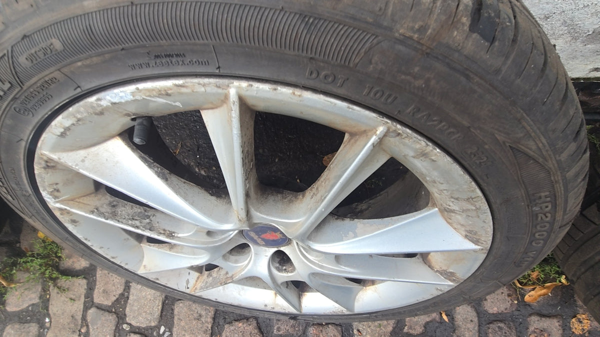 12763042 Saab 9-3 Aero 18 Inch 10-Spoke Alloy Wheel 225/45/18 5x110 2005-2015