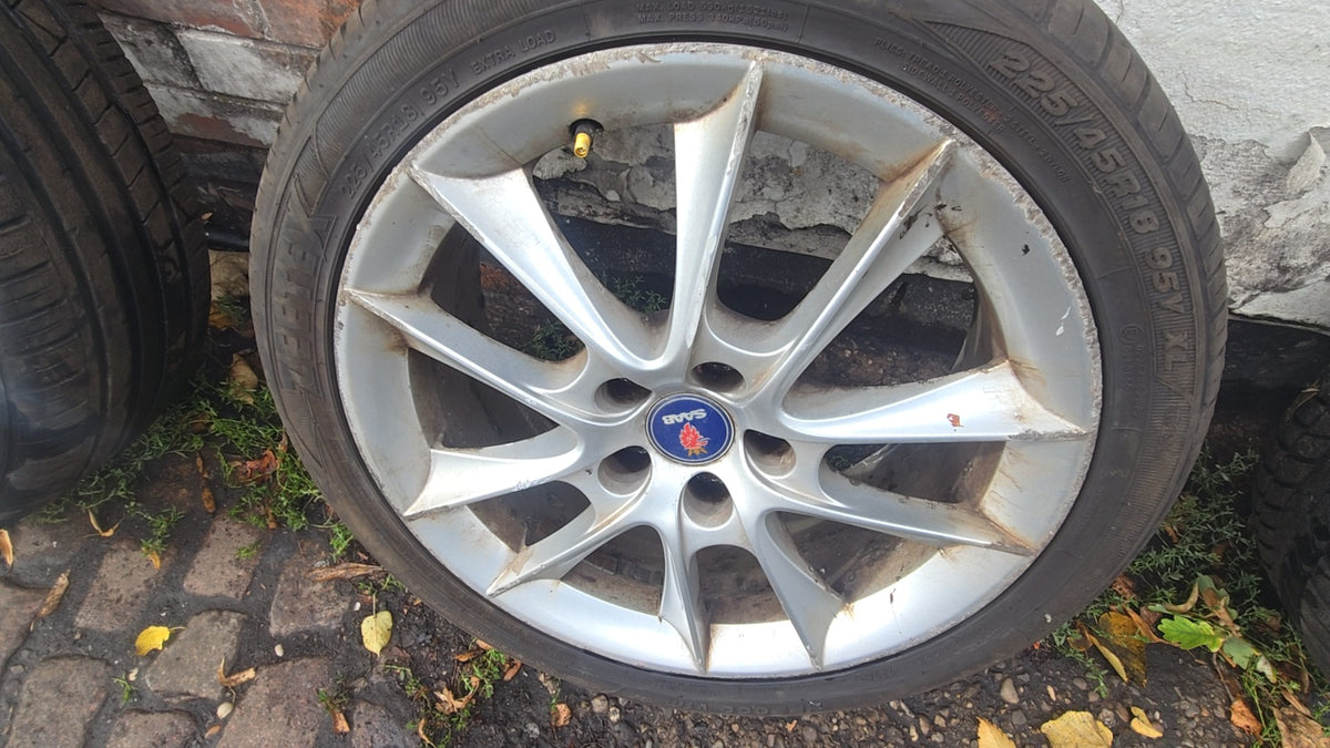 2003-2011 Saab 9-3 Aero 18" Alloy Wheel 12763042 8J 5x108 65mm 10-Spoke