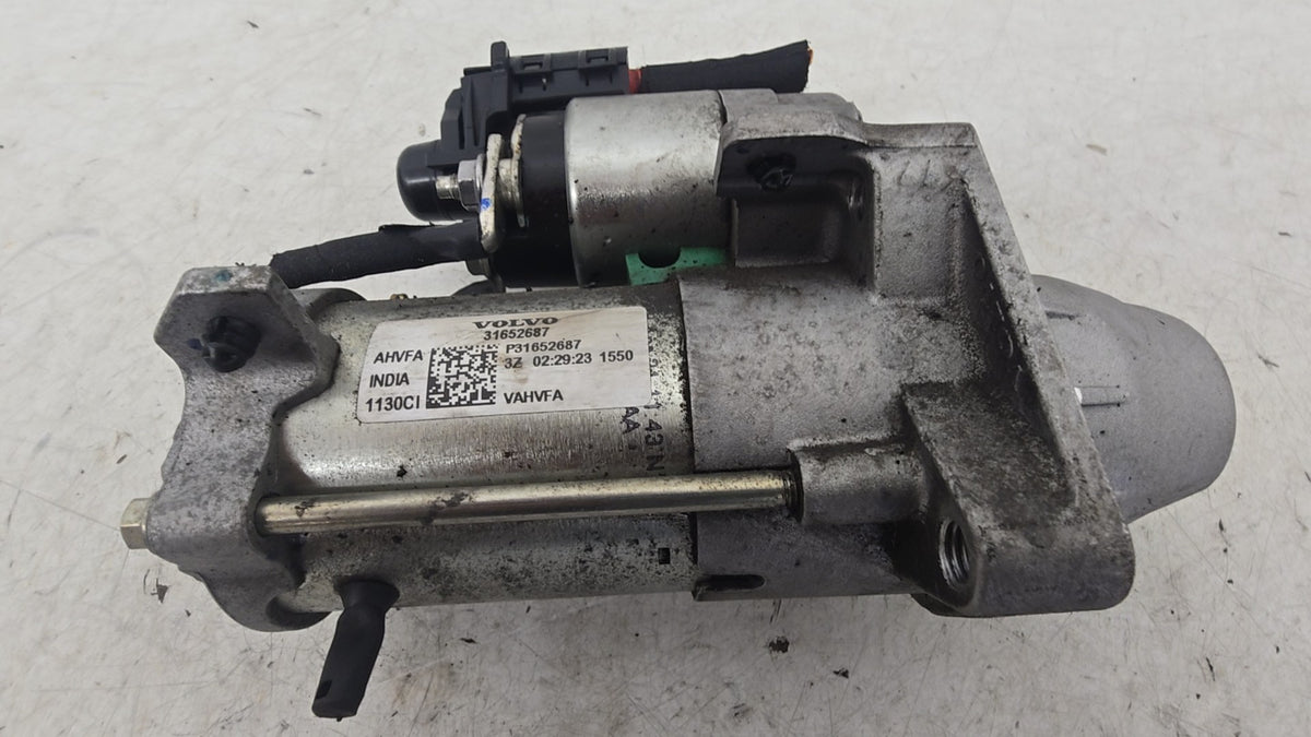 31652687 Volvo XC40 T3 Starter Motor 1477cc B3154T2 Petrol Automatic 2018-2026 Stop/Start