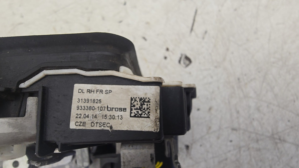 31391825 Volvo V40 Front Right Door Lock Mechanism 2013-2019 Genuine Hatchback 525 526