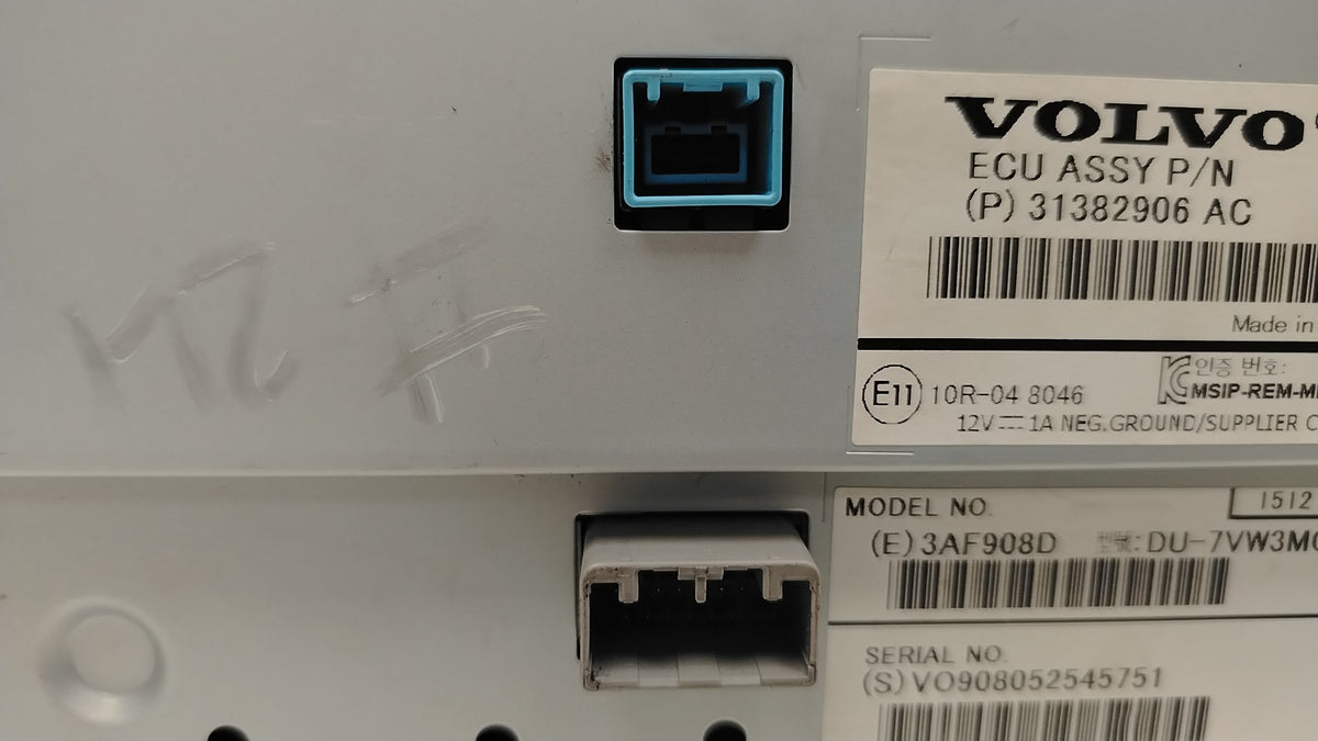 31382906 Genuine Volvo V40 V60 Dash Display Unit 2012-2016 1984cc D3 Diesel