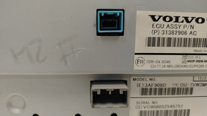 31382906 Genuine Volvo V40 V60 Dash Display Unit 2012-2016 1984cc D3 Diesel