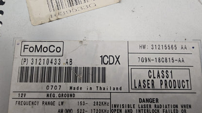 2007 Volvo V70 III S80 XC70 Radio CD Player 31210433 31210433AB 31215565 — Genuine, VRAC Grade A