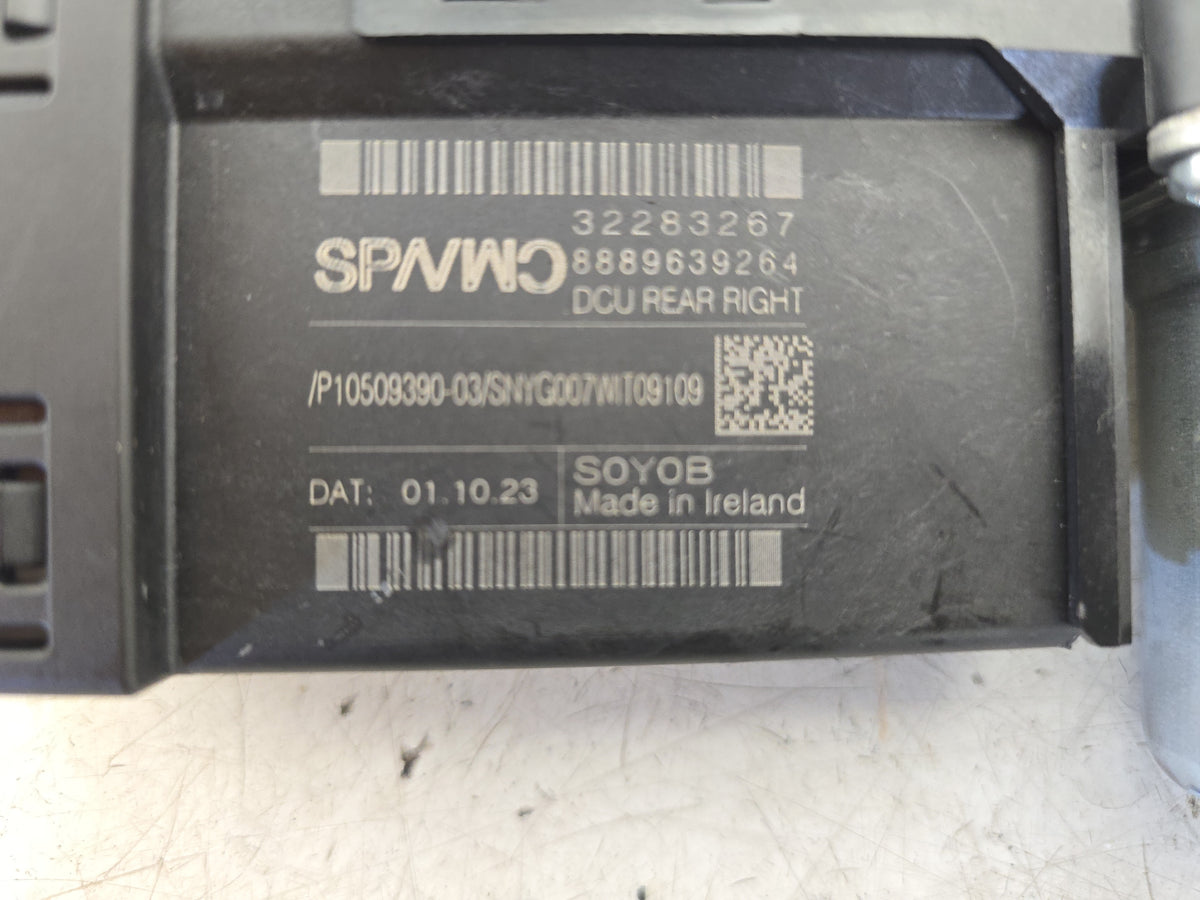 32283267 Volvo XC40 V90 Left Rear Window Regulator Motor 2017-2025 — Genuine, Grade A