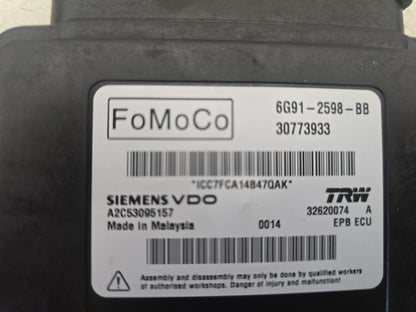 2008-2016 Volvo V70 III Electronic Handbrake Module 30773933 — Also Fits XC70 & S80