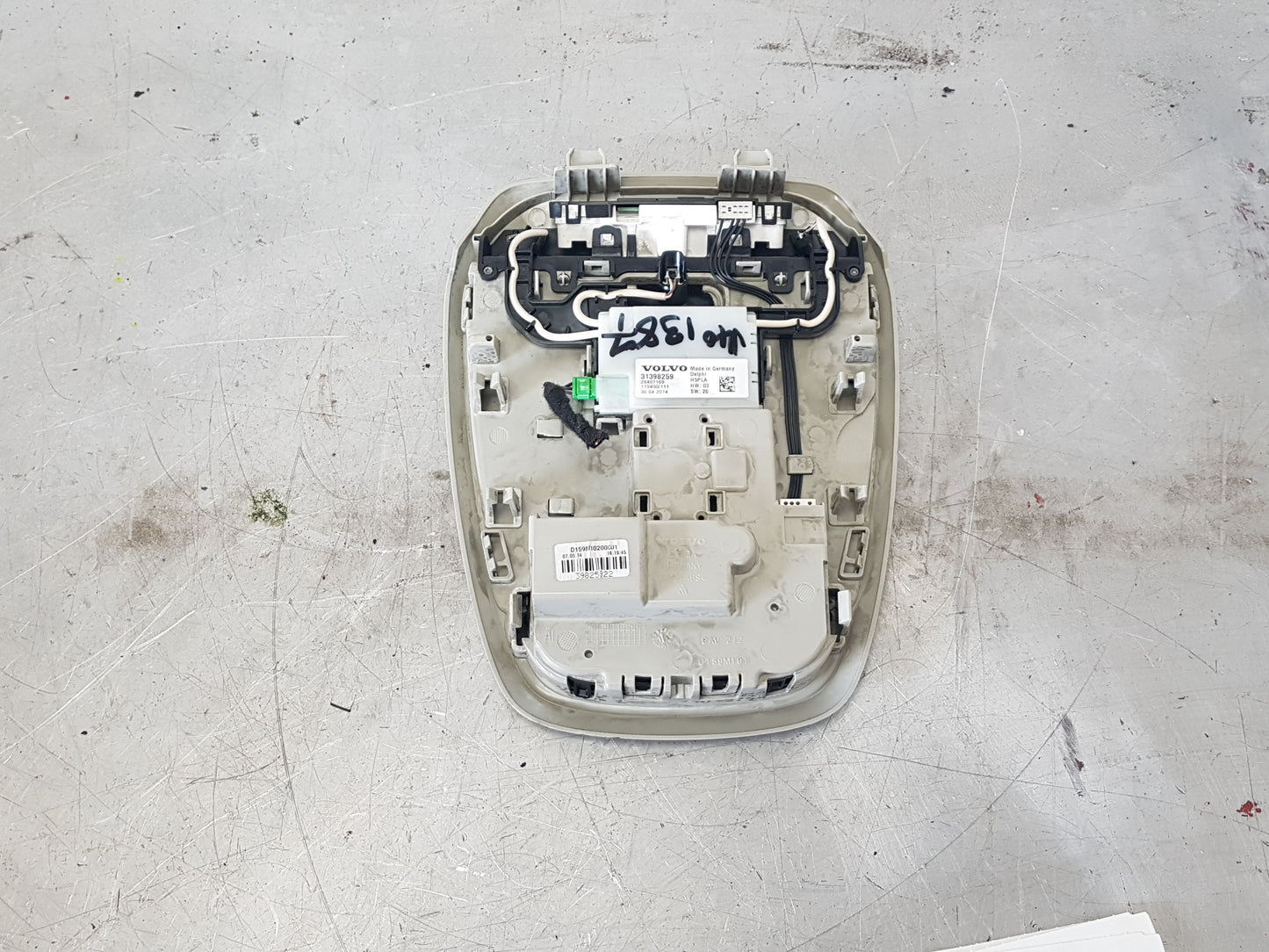 2012-2018 Volvo V40 Interior Light Panel with Movement Sensors 39825822