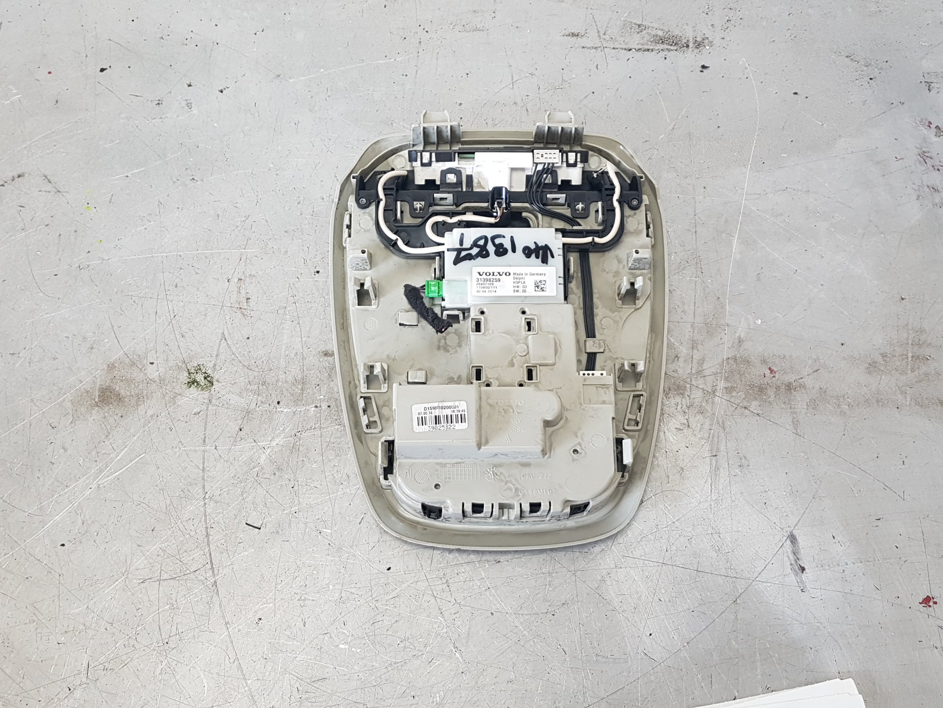 2012-2018 Volvo V40 Interior Light Panel with Movement Sensors 39825822