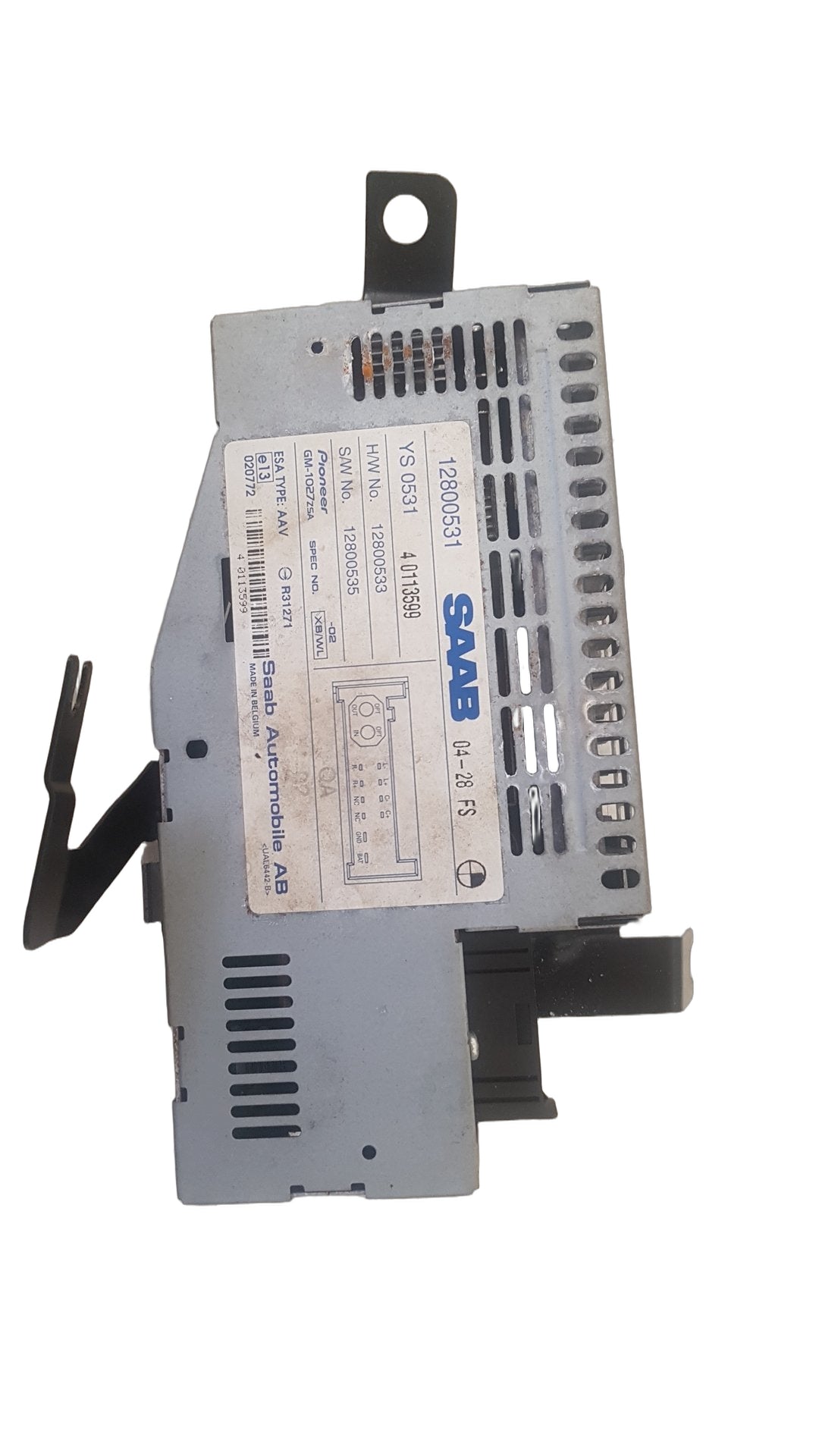 2003-2012 Saab 9-3 YS3F Convertible Stereo Amplifier 12800531