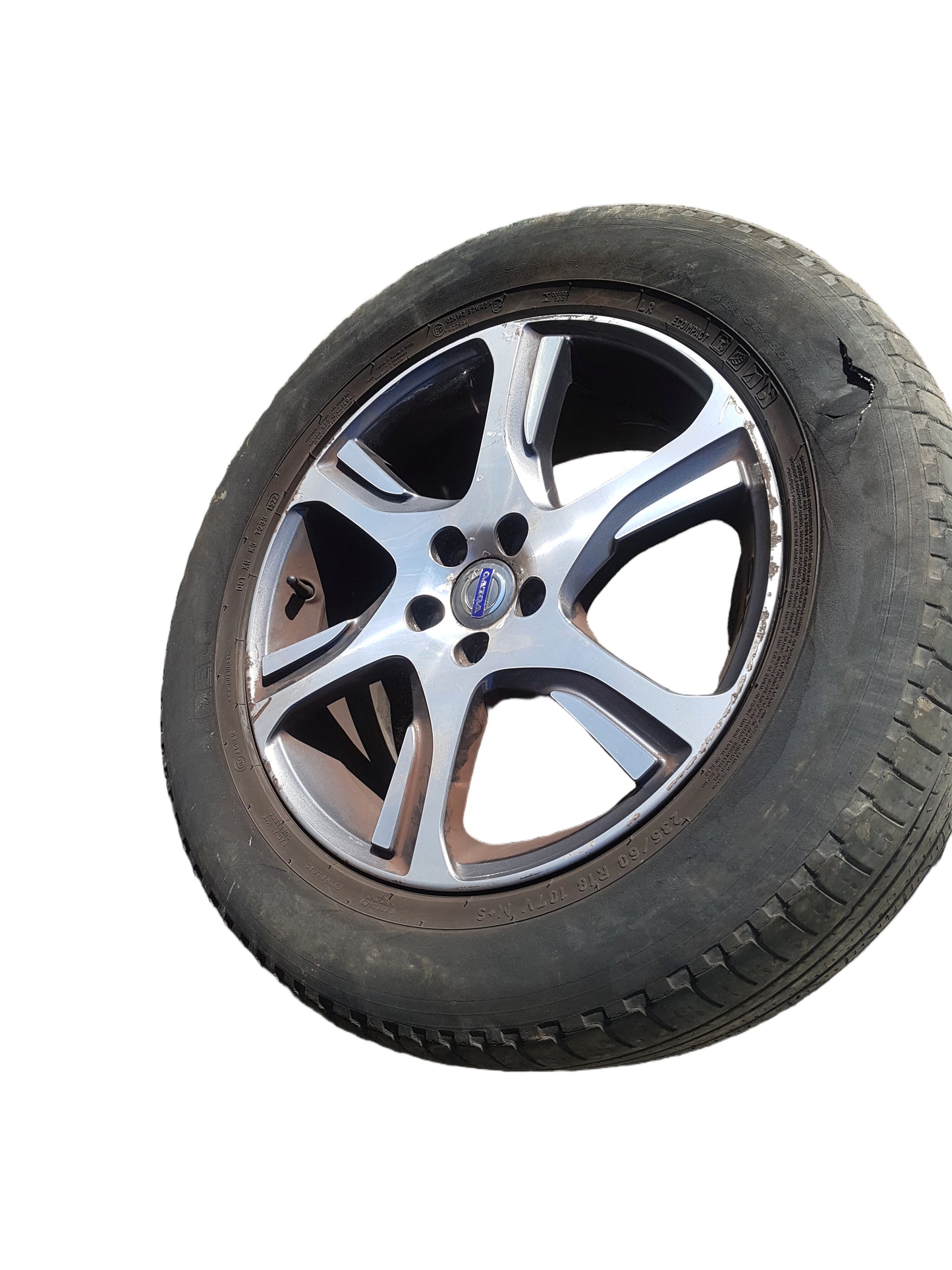 2008-2017 Volvo XC60 I 156 D5 Alloy Wheel Silver 31280139
