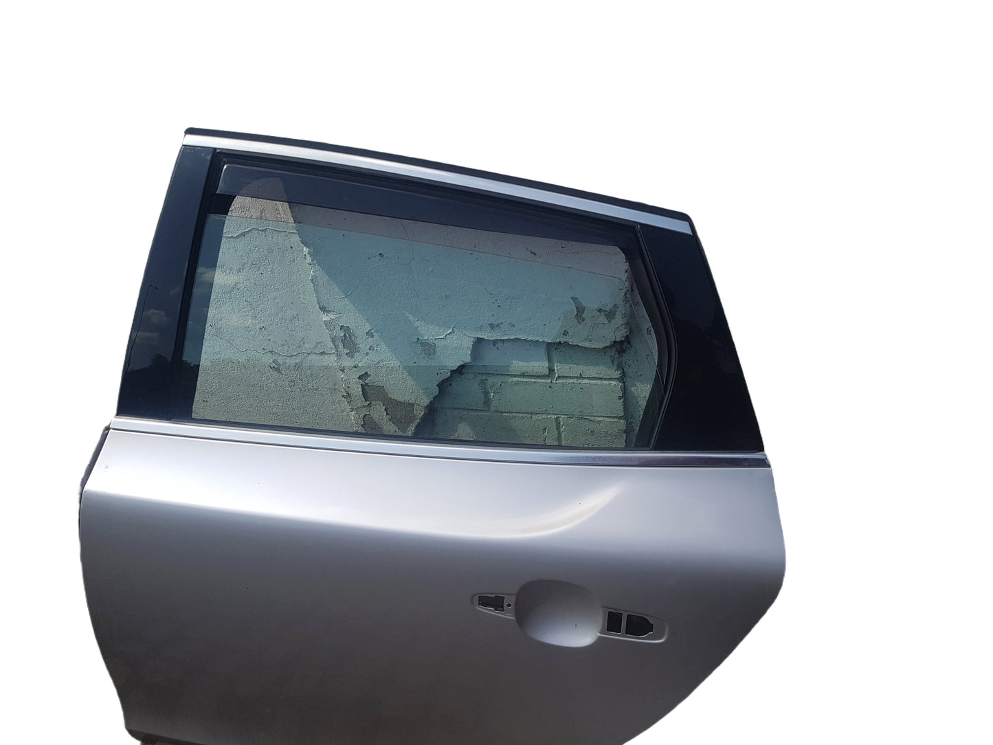 2015 Volvo V40 525 526 Left Rear Passenger Door Silver 1218065