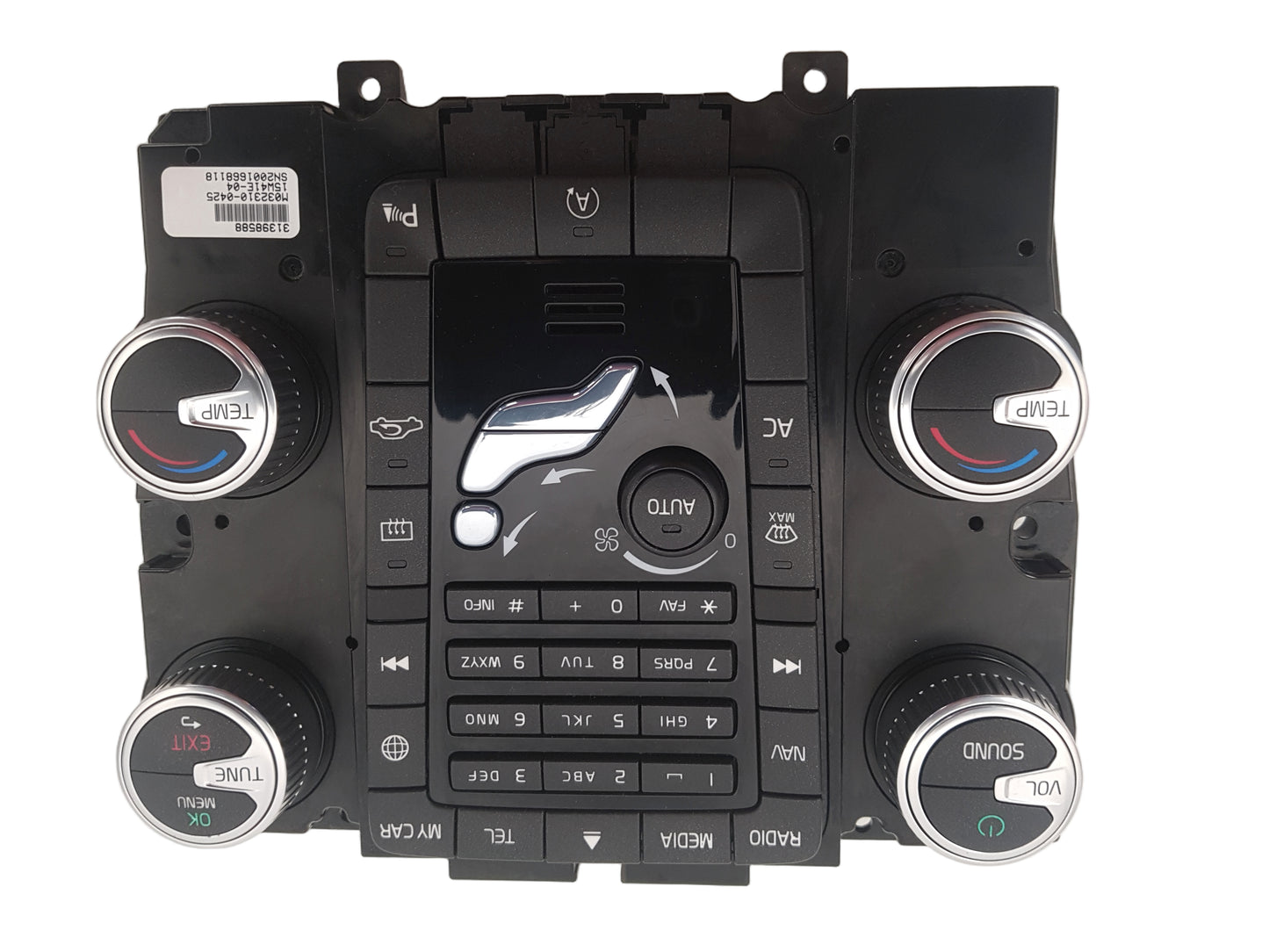 Volvo V70 Digital Heater and Radio Control Panel 2015-2016 31398588 12M Warranty