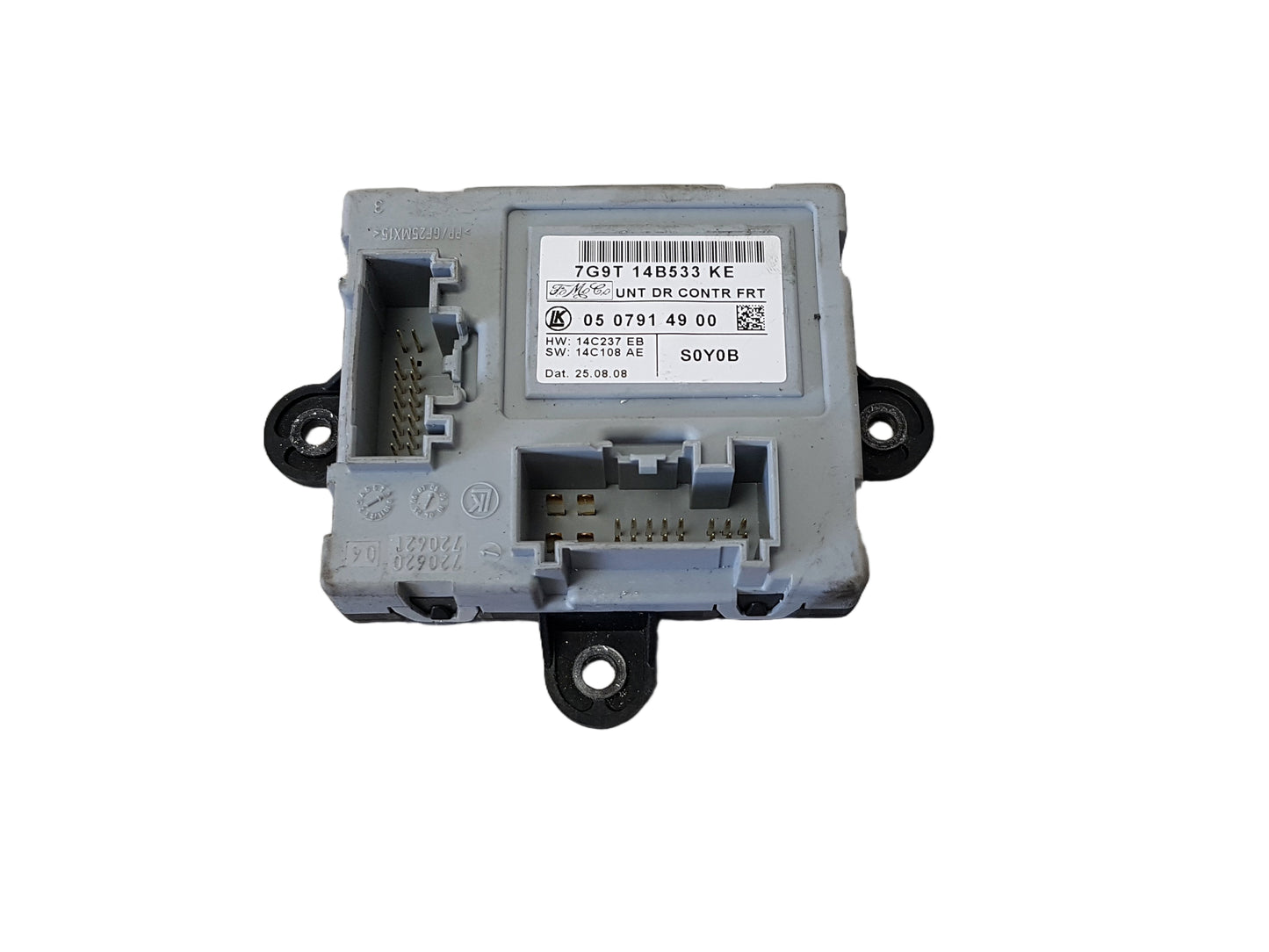 2008-2011 Volvo V70 S80 Passenger Front Door Control Module 7G9T-14B533