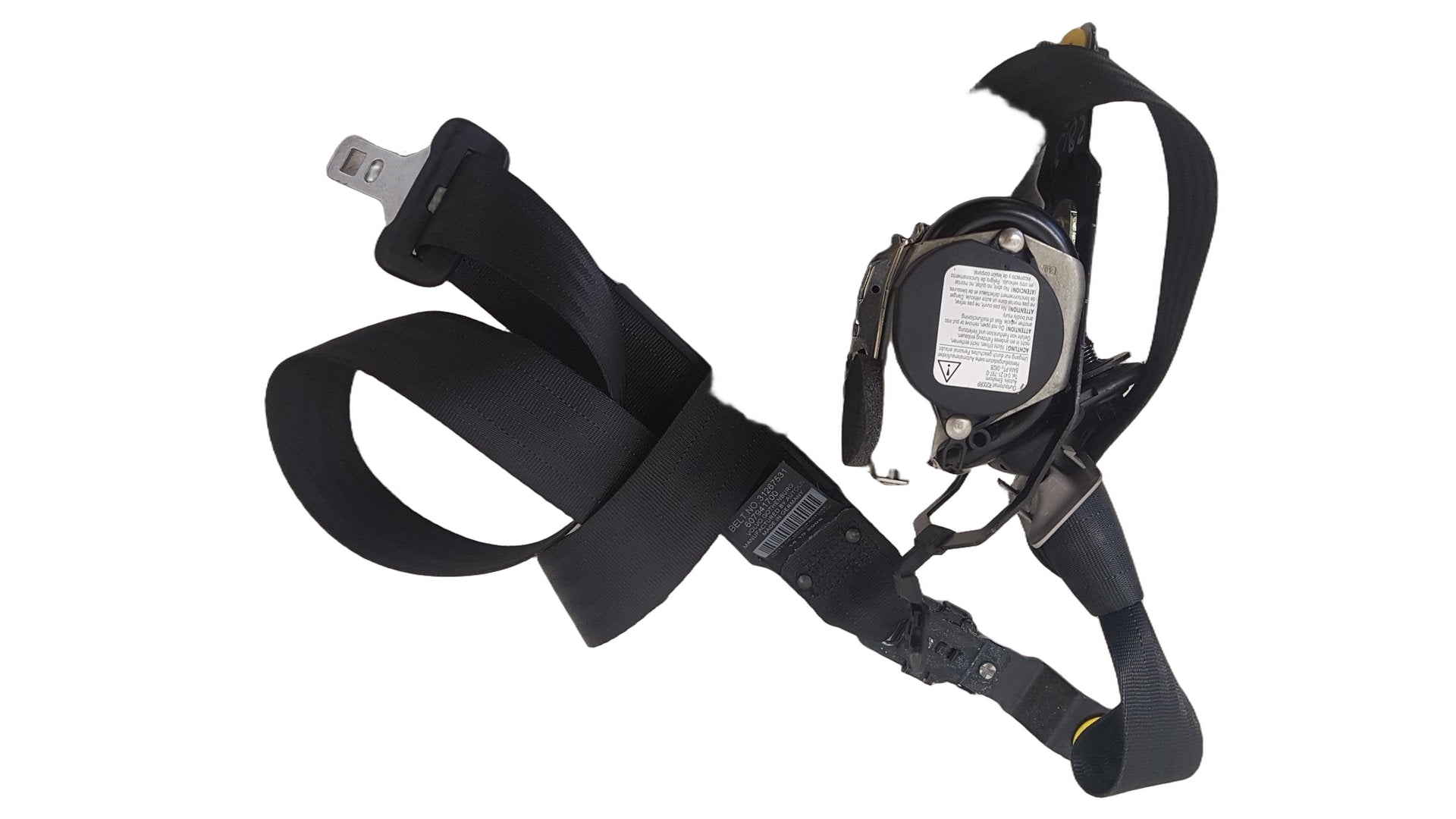 2005-2012 Volvo XC90 Estate Left Rear Seat Belt 31267531