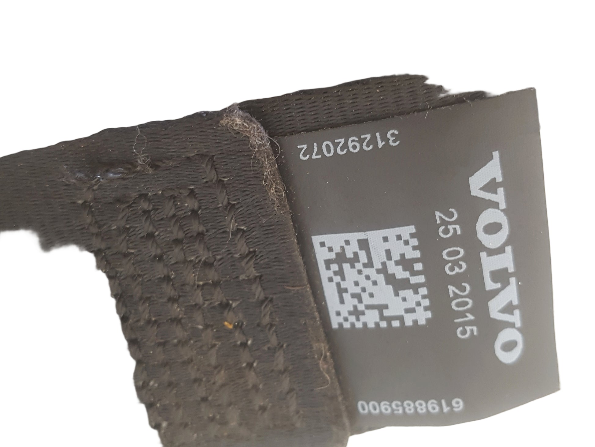 31292072 Volvo V40 Right Rear Seat Belt 2012-2018 1.6 Petrol Genuine VRAC Grade A