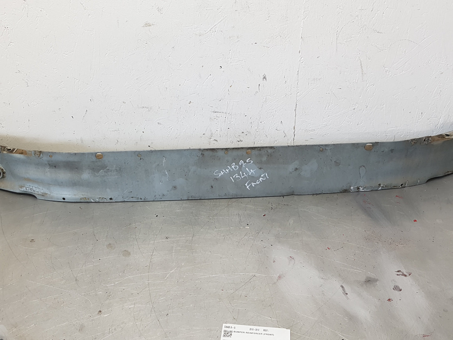 2010-2012 Saab 9-5 NG Front Bumper Bar Reinforcement Crash Bar 13235552