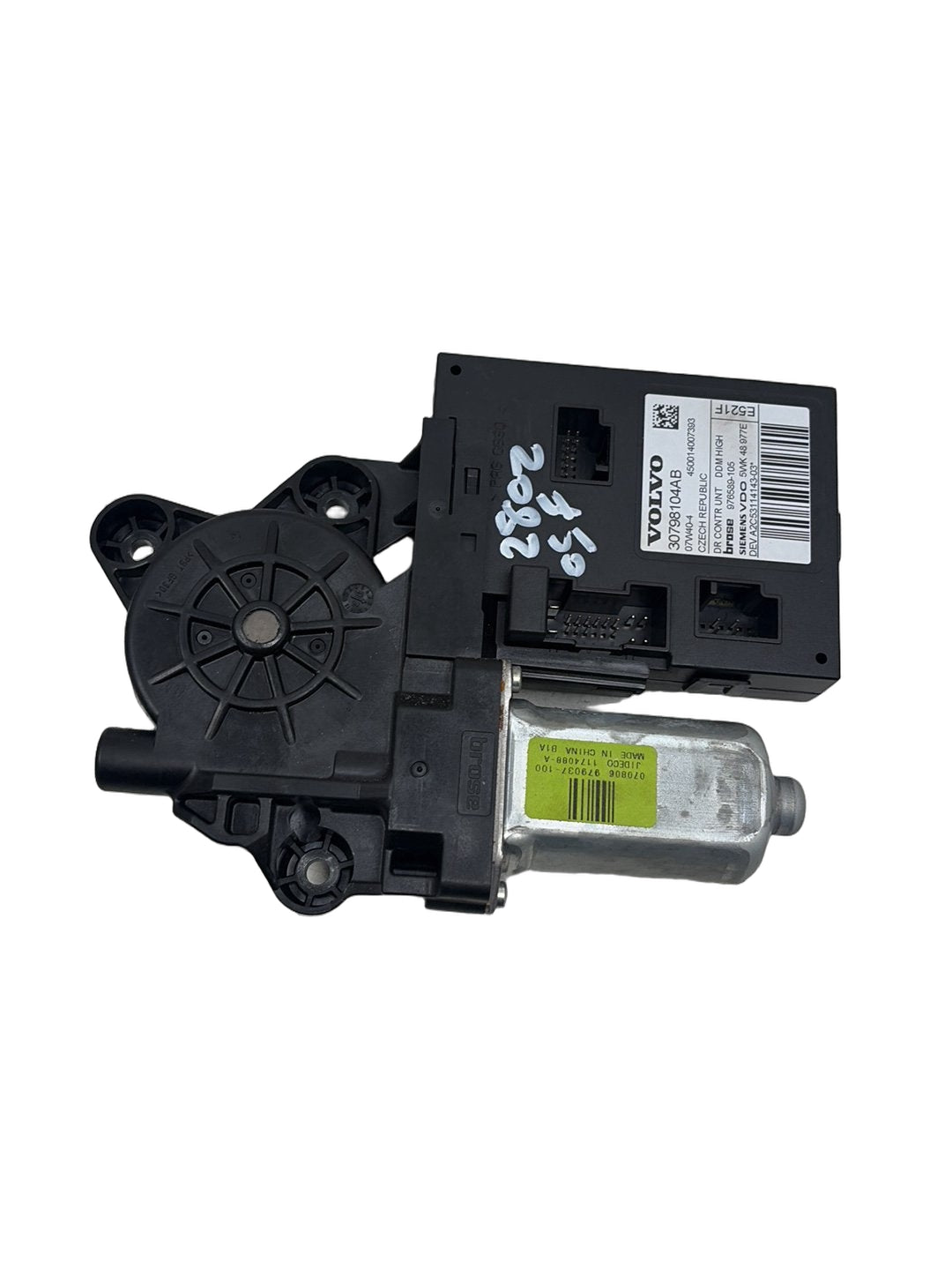 2007-2012 Volvo C30 Right Front Window Regulator Motor 30798104