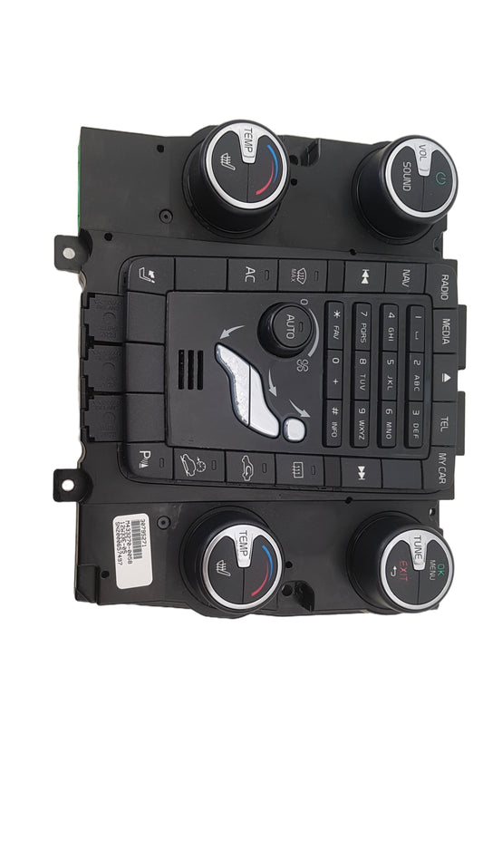 Volvo XC60 Digital Heater and Radio Control Panel 426 SILVER 2008-2017 30795271